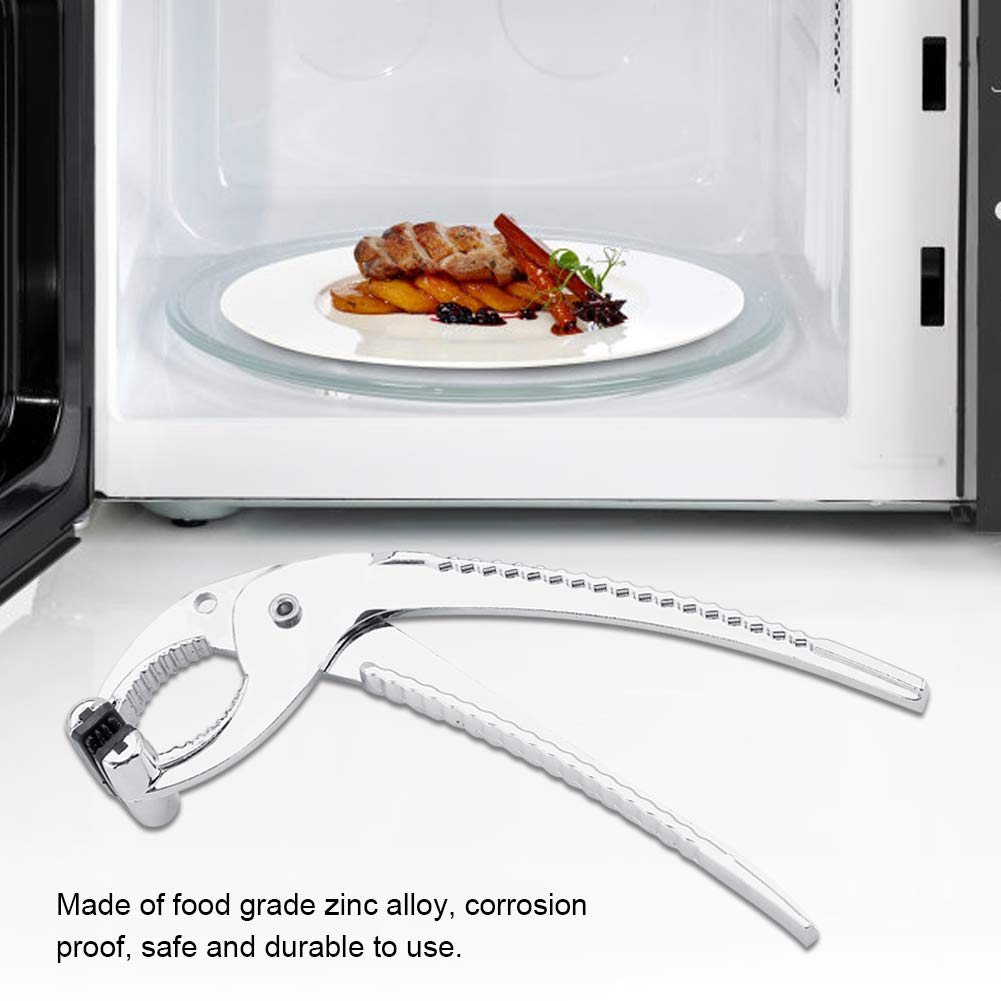 Zerodis Hot Pot Gripper, Zinc Alloy Oven Clip Hot Pot Plate Pliers Pan Dish Clipper Baking Tray Grabber For Bowl Plate Microwave