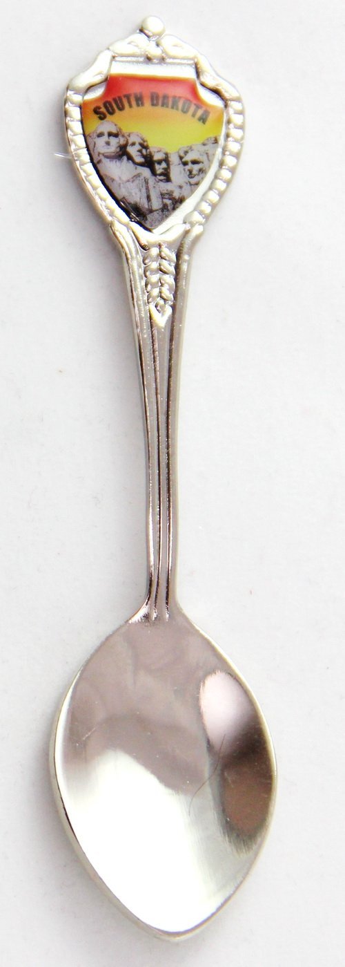 South Dakota State Souvenir Collectible Mini Spoon 3'' Lpco