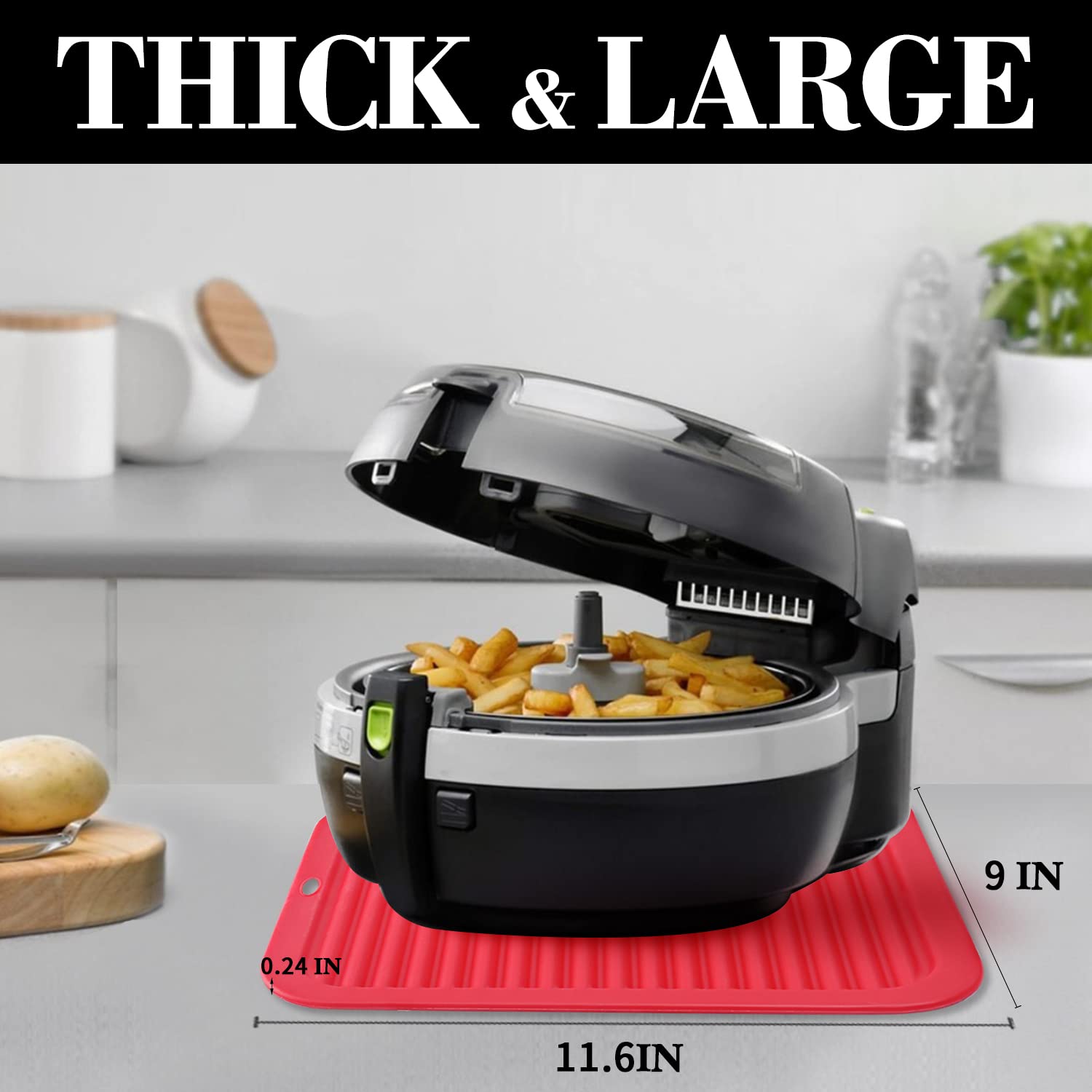 2 Pack Silicone Trivet For Hot Dishes, Heat Resistant Silicone Hot Pads For Hot Pots And Pans, Non-Slip Flexible Pot Holder For
