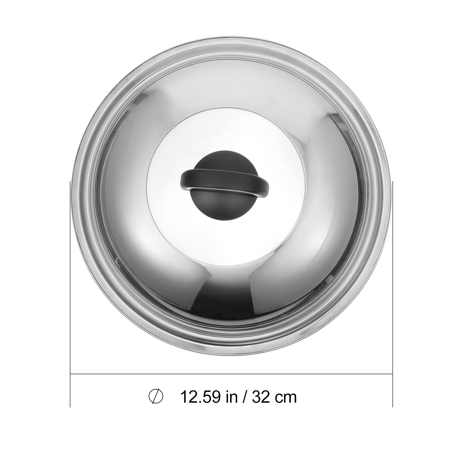 Universal Lid For Pots Pans And Skillets - One Lid Fits All 8.25-12 Inch Pots Frying Pans Skillets Woks, Replacement Pot Lid