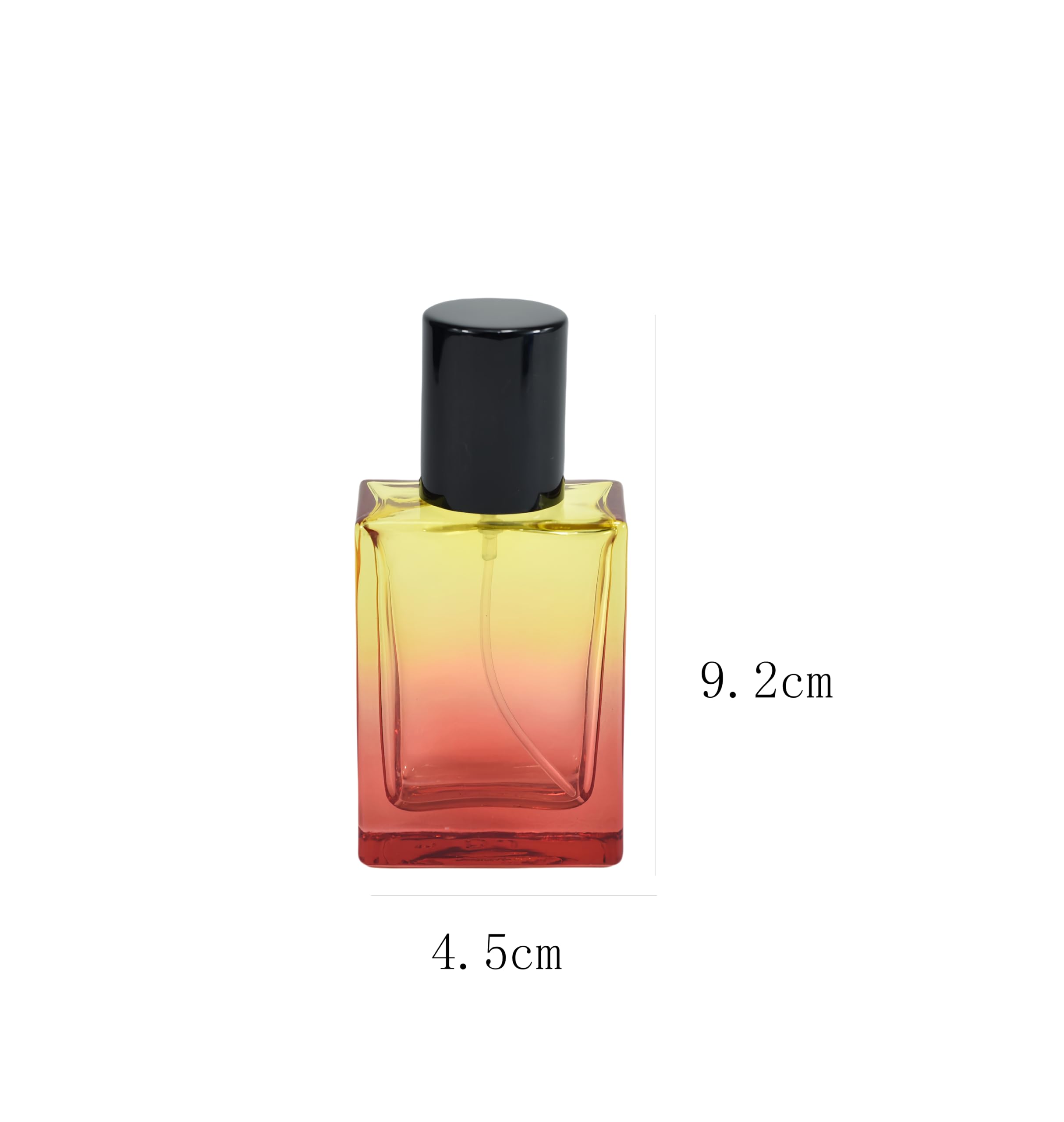 2 Pack 30Ml Gradient Color Glass Atomizer Perfume Spray Bottle,Refillable Empty Perfume Spray Bottles For Travel,Fine Mist Spray