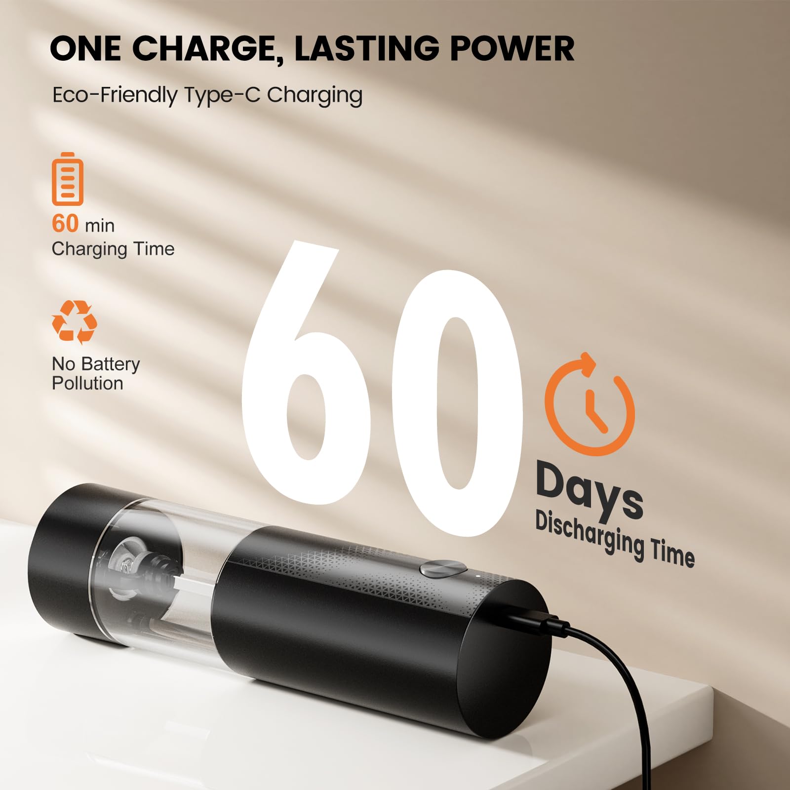 Electric Salt and Pepper Grinder Set - Rechargeable Automatic Salt and Pepper Shakers, Kitchen Appliances with External Adjustab