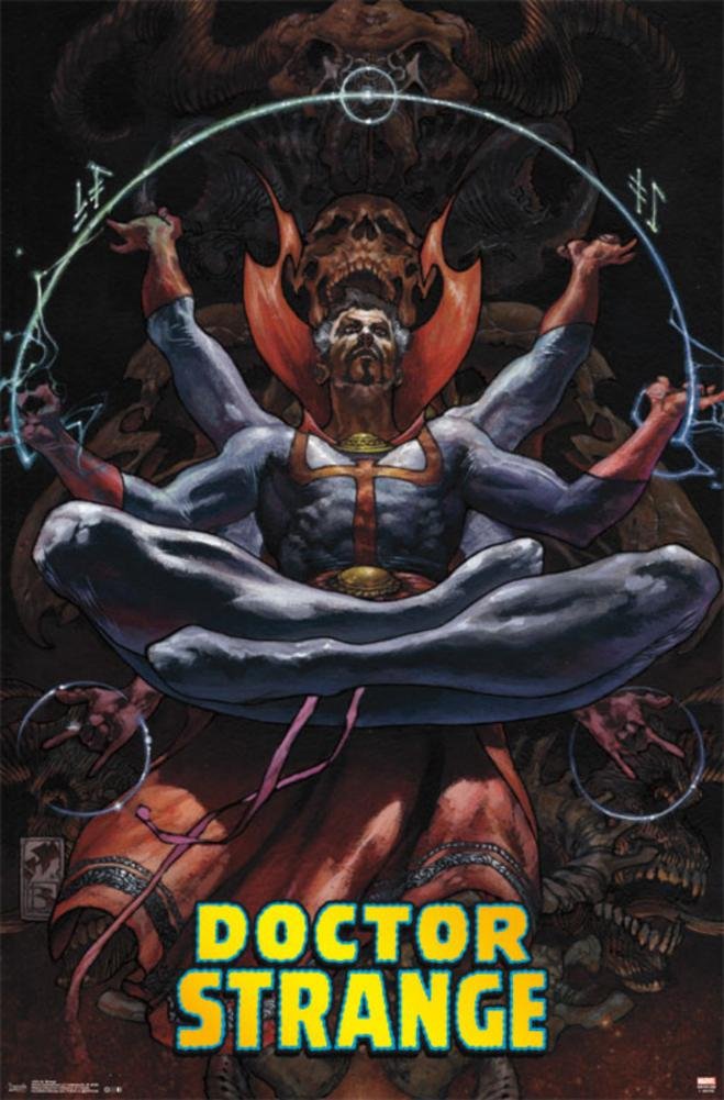 Trends International Marvel Comics - Doctor Strange - Meditating Wall Poster, 22.375'' X 34'', Unframed Version