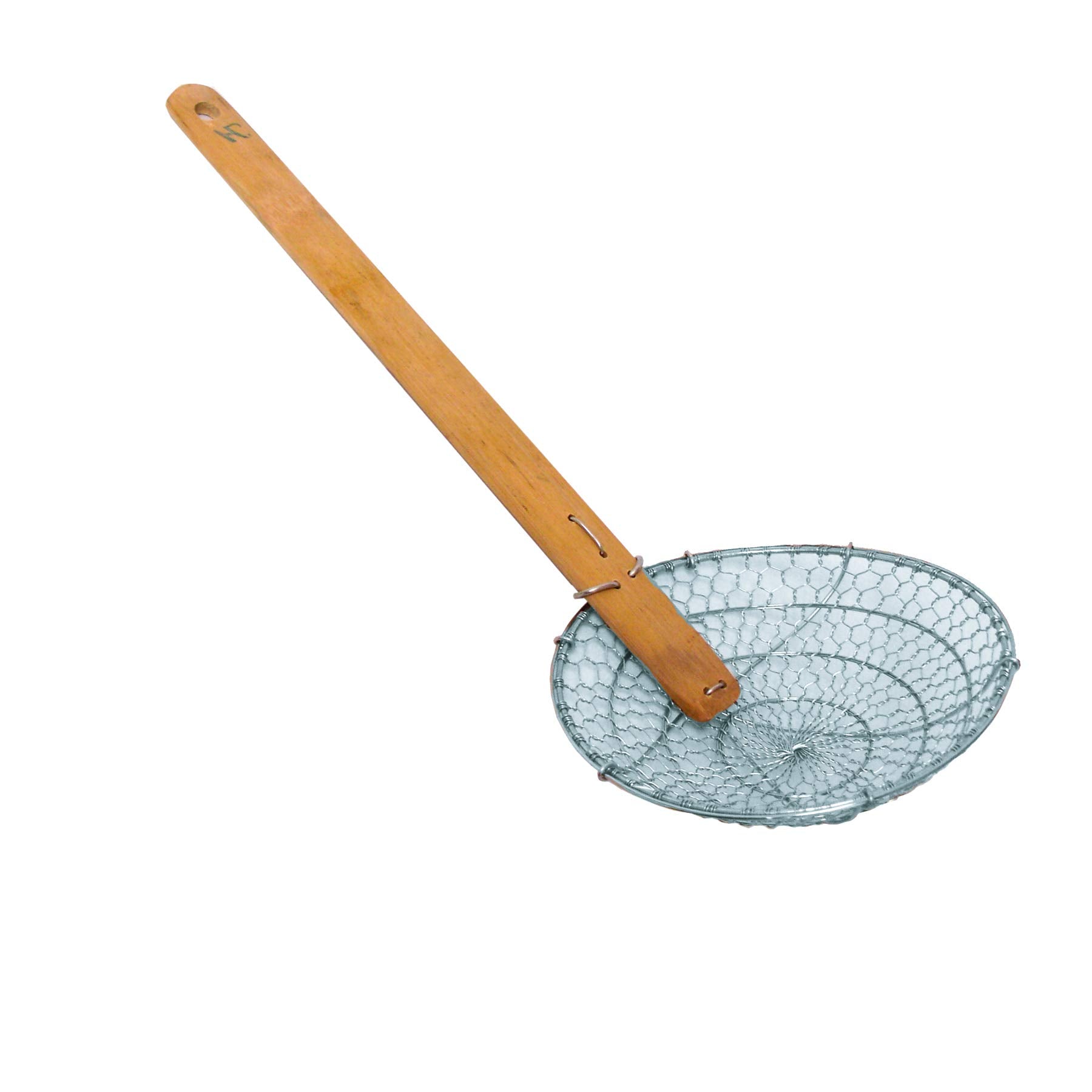 Thunder Group Bamboo Handle Skimmer, 10-Inch
