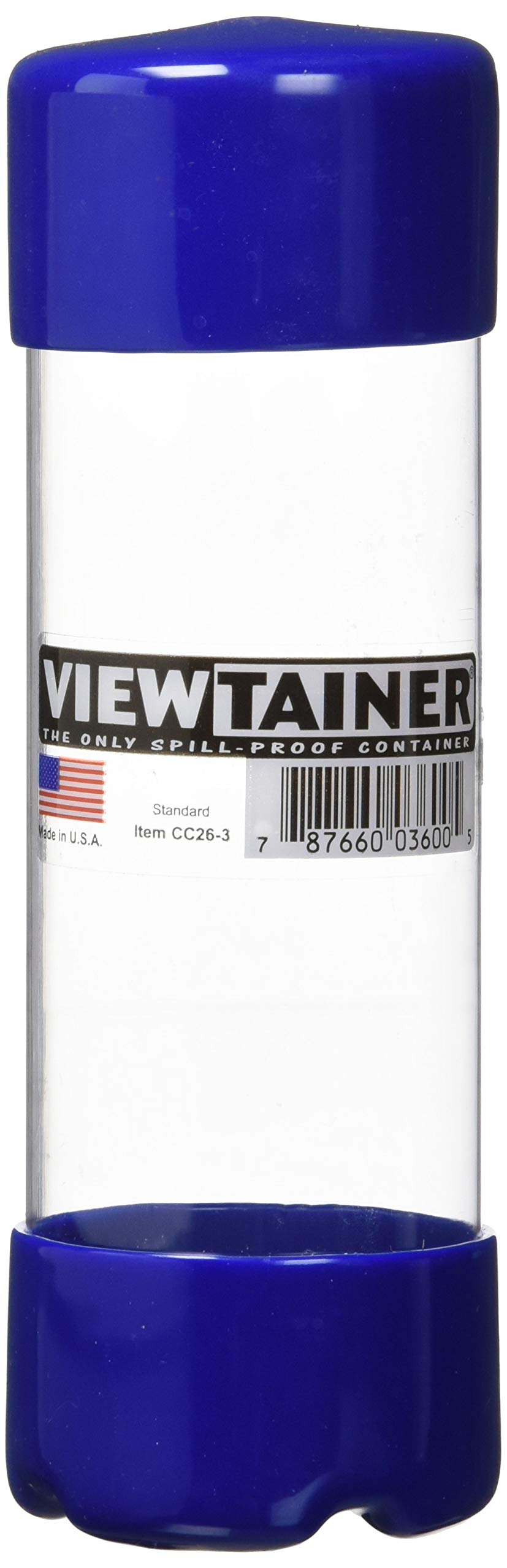 Viewtainer Cc26-3 Storage Container, 2 By 6-Inch, Blue