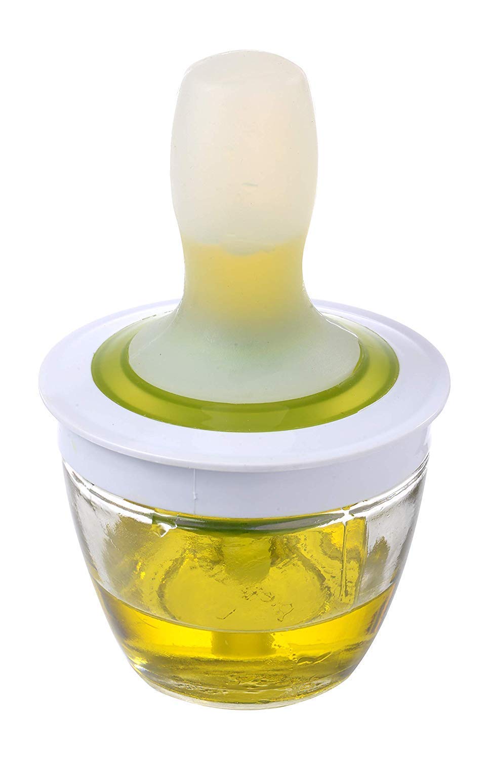 Jeejex Kitchen Silicone Oil Brush Set ChefS Basting Set (Green)