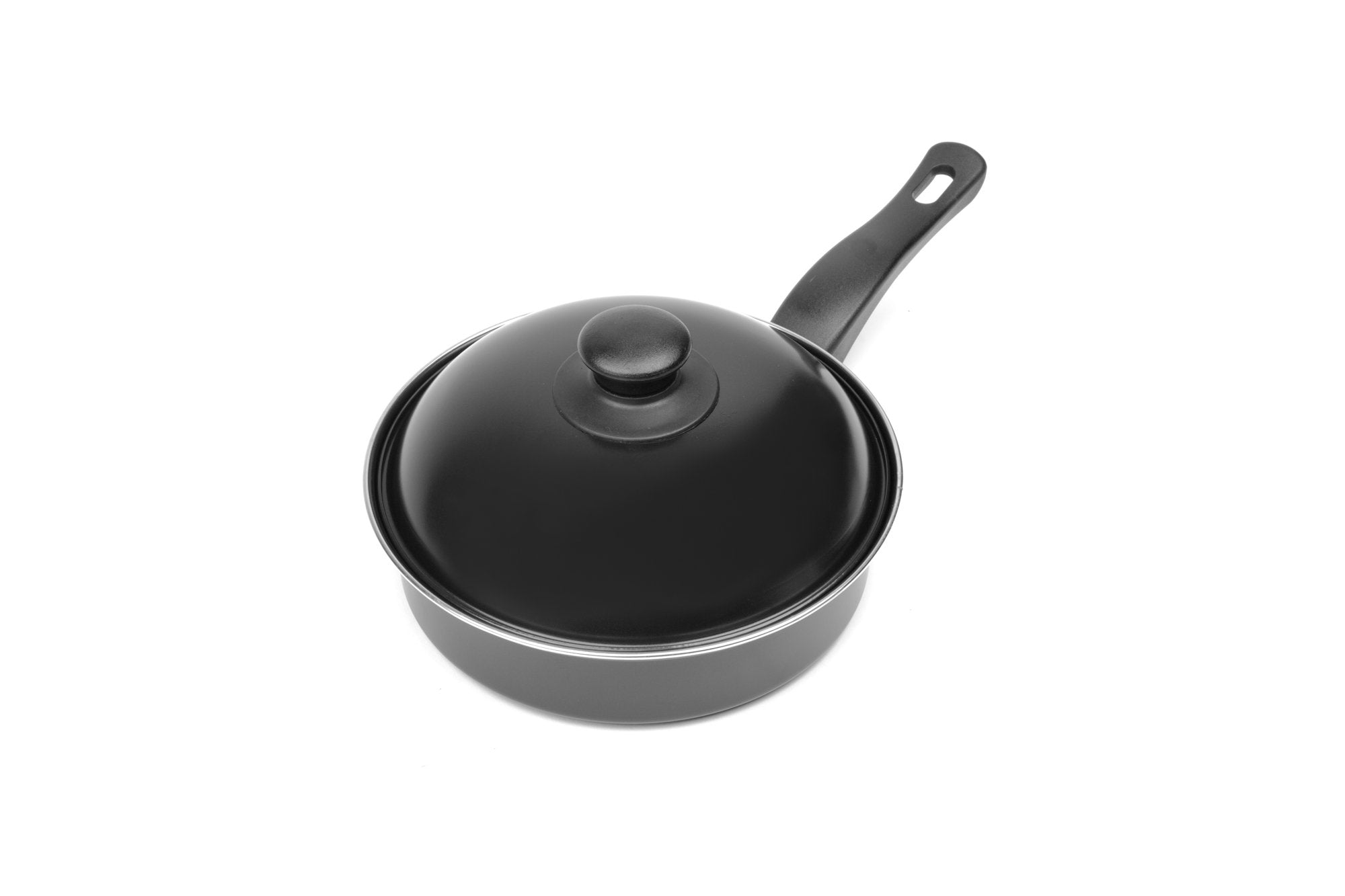 Fox Run Non-Stick Poaching, 13.5'' X 8'' Egg Poacher And Fry Pan, Black