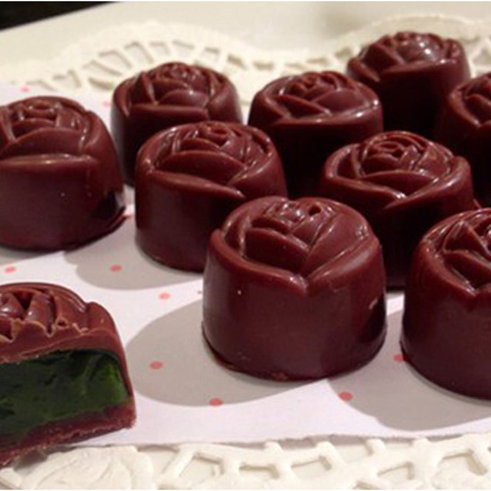 Grainrain Polycarbonate Chocolate Mold Polycarbonate Chocolate Bar Mould Rose Flower (19269)
