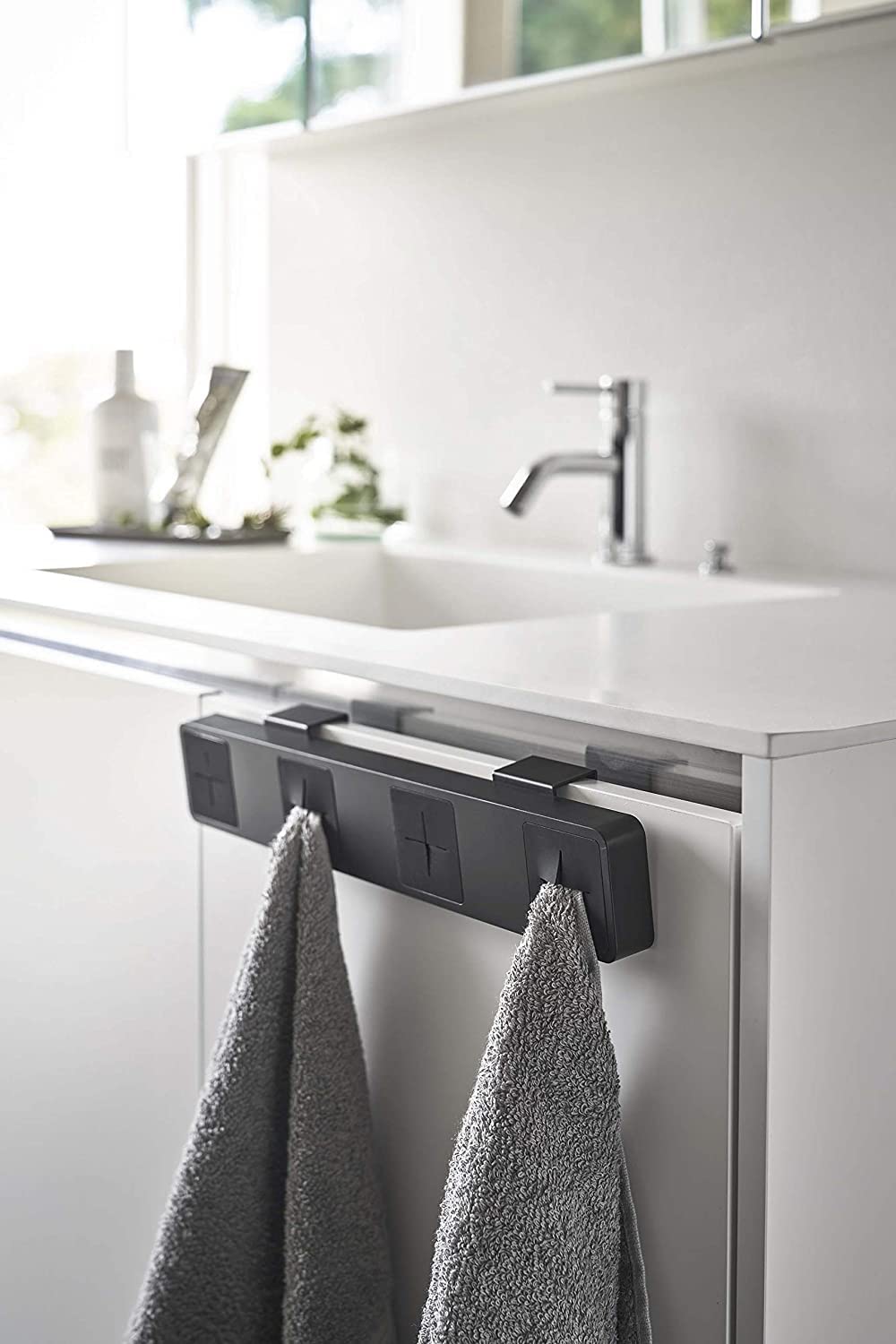 Yamazaki Home Tower Self Adhesive Towel Holder - Abs Plastic