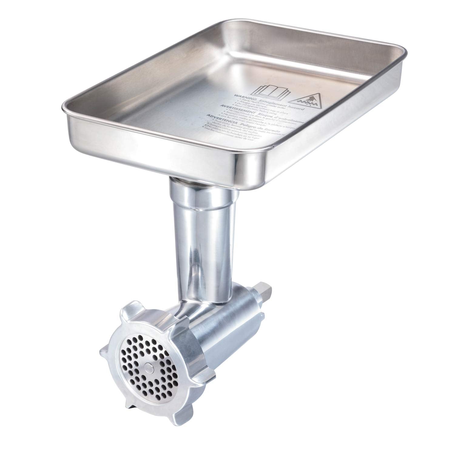 Hamilton Beach Professional 63245 Stand Mixer Specialty Metal Meat And Food Grinder Attachment Set, Stainless Steel