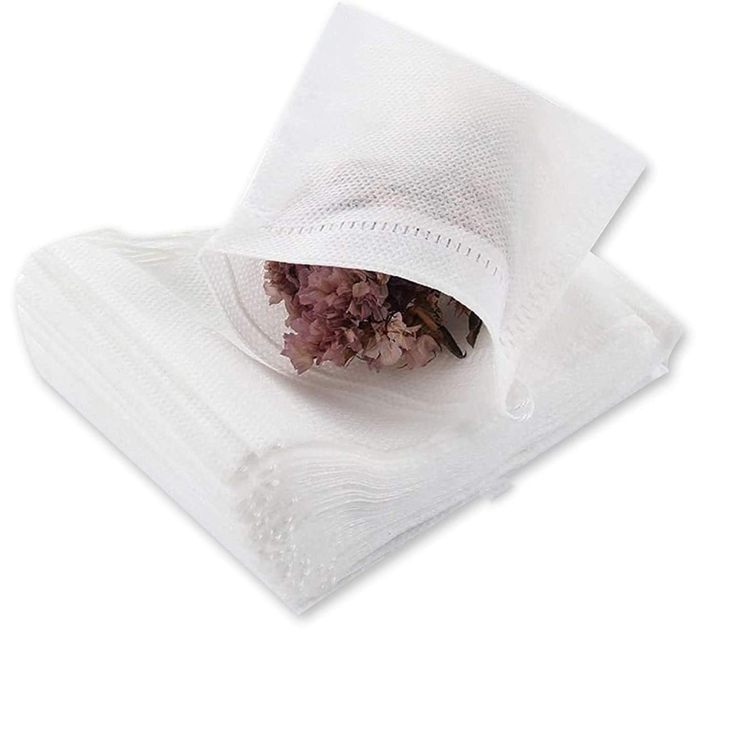 Fenshine 400 Pcs Tea Filter Bags Disposable Empty Tea Bags Drawstring Seal Tea Infusers Bag for Loose Leaf Teal