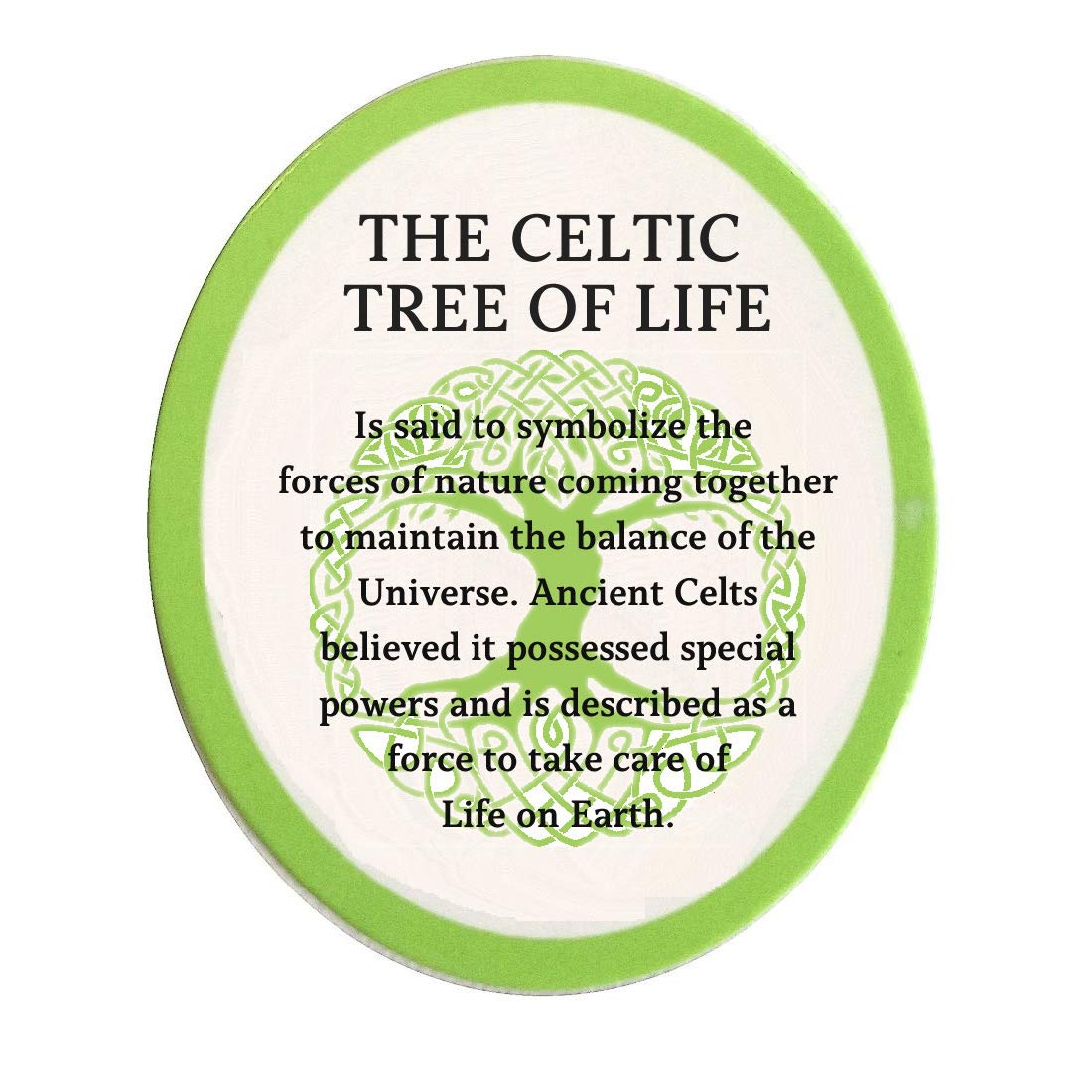 Antique Magnet Of Large Shamrock And Gold Ireland Text And Small Shamrock Design