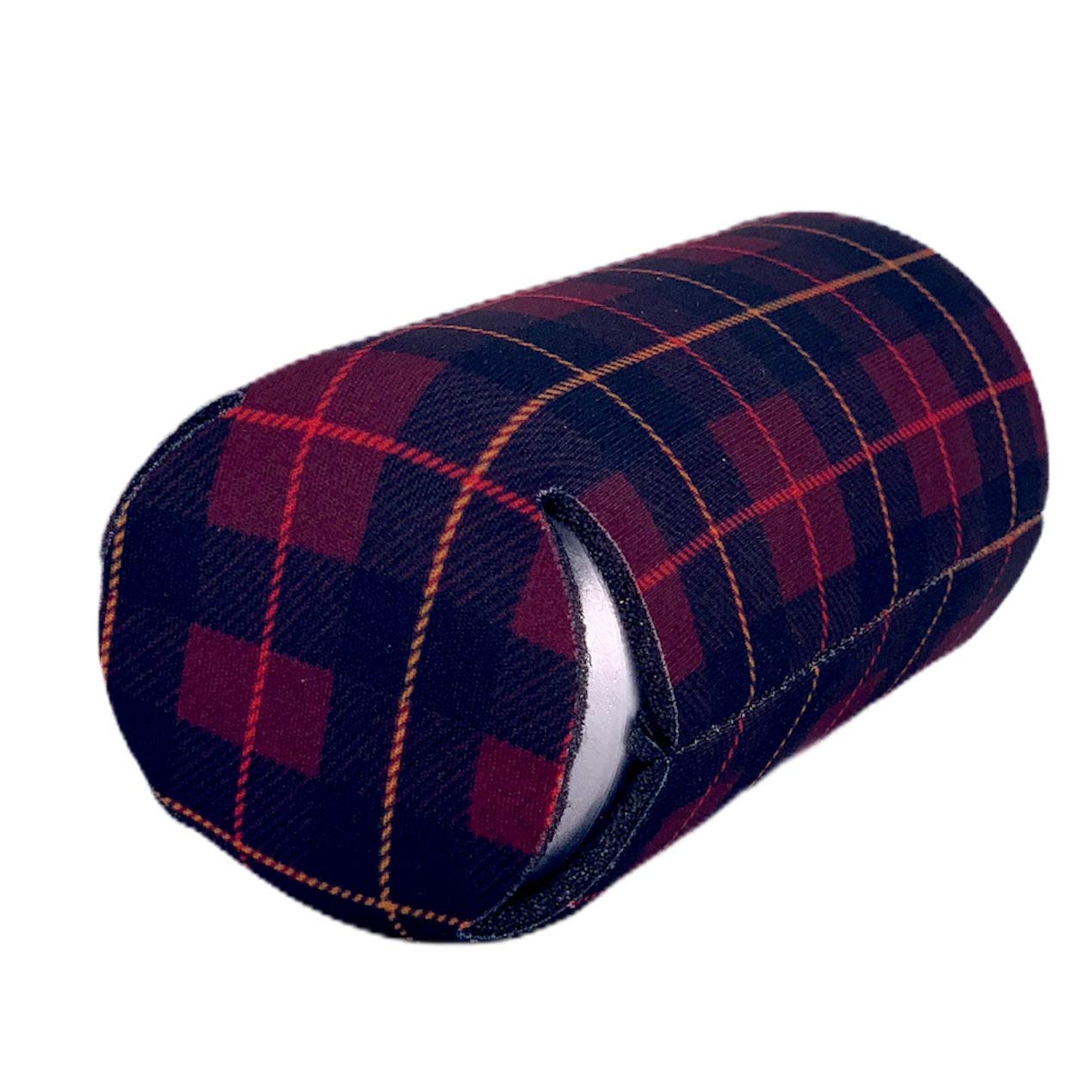 Flannel Plaid Pattern 16 Oz. Can Coolie