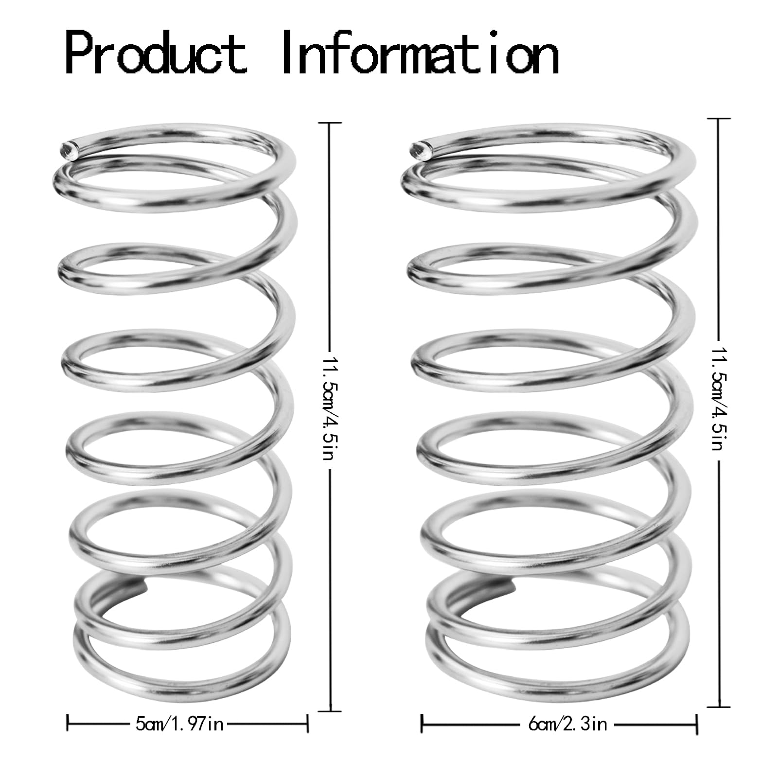 2Pcs Toothbrush Holders Steel Spring Shape Pen Holder Bathroom Tabletop Makeup Brush Organizer Toothbrush Stand