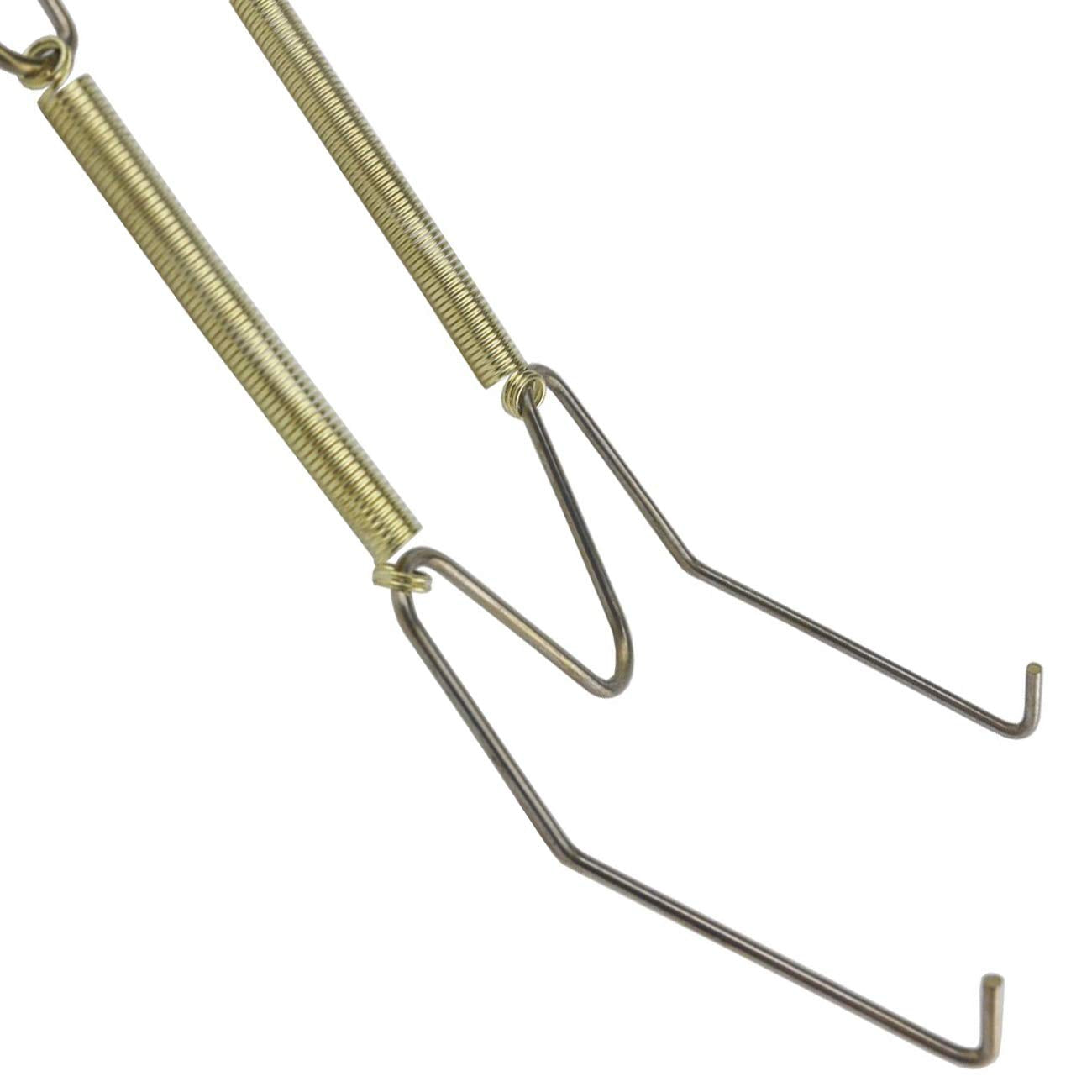 Tihood 10Pcs 8    Invisible Wall Plate Hanger/Tray Display Hanger Brass Coated Holds 7.5'' To 8.8'' Plates