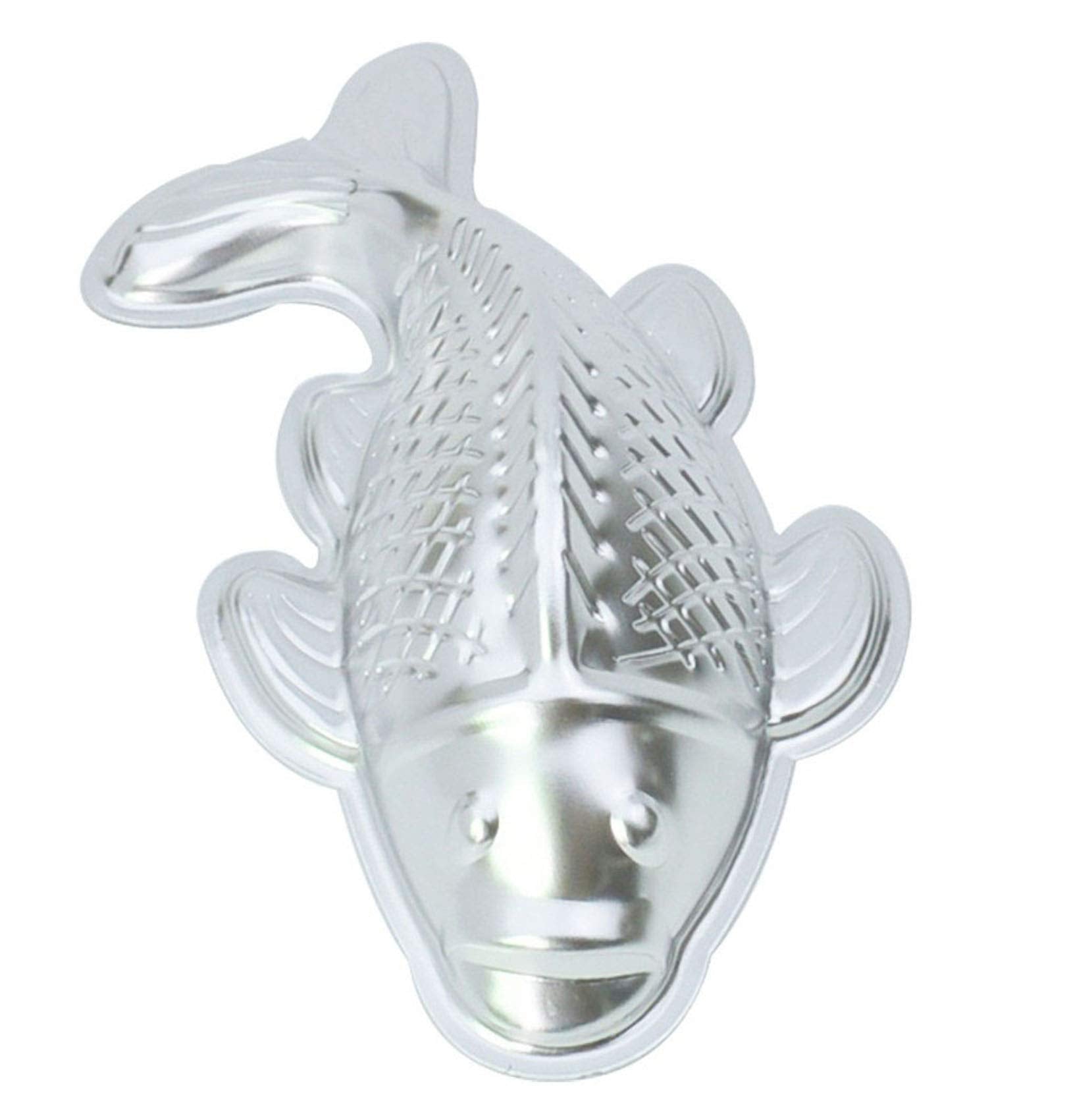 Zdywy 10 Inch Fish Carp Shaped Aluminum 3D Baking Mould Cake Mold Tin Birthday Cake Pan - Fish Carp