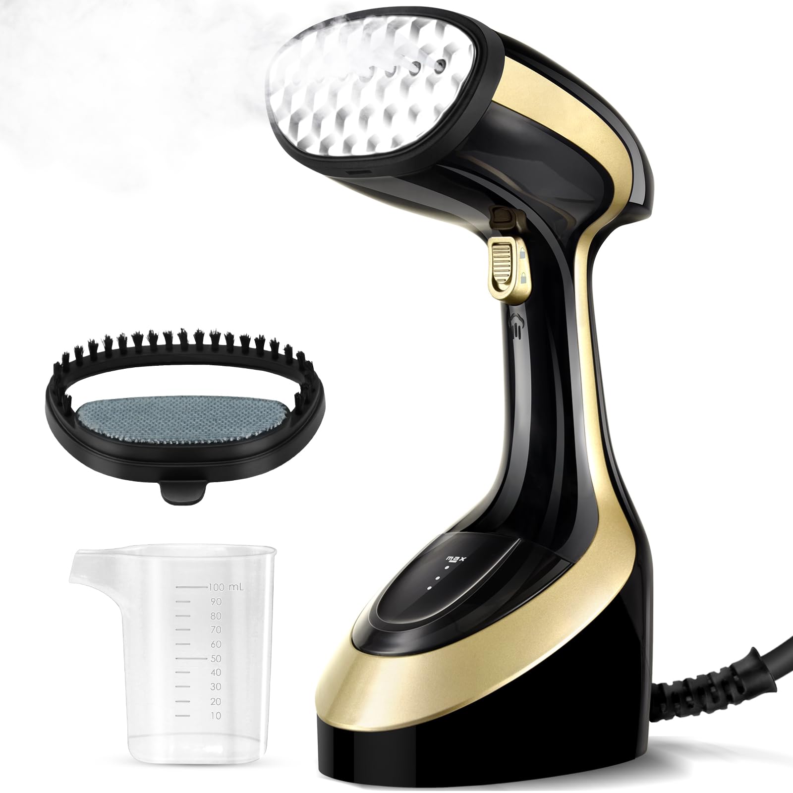 Steamer For Clothes Handheld Steam Iron, 1800W Steam Fabric Wrinkles Remover With 25S Fast Heat-Up 300Ml Water Tank - Portable S