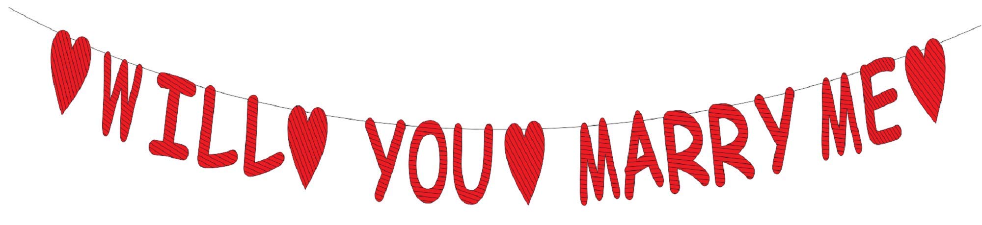 HK balloons Will You Marry Me Proposal Banner  Propose, Engagement, ValentineS Day, Bachelorette Party Sign Decoration Hanging