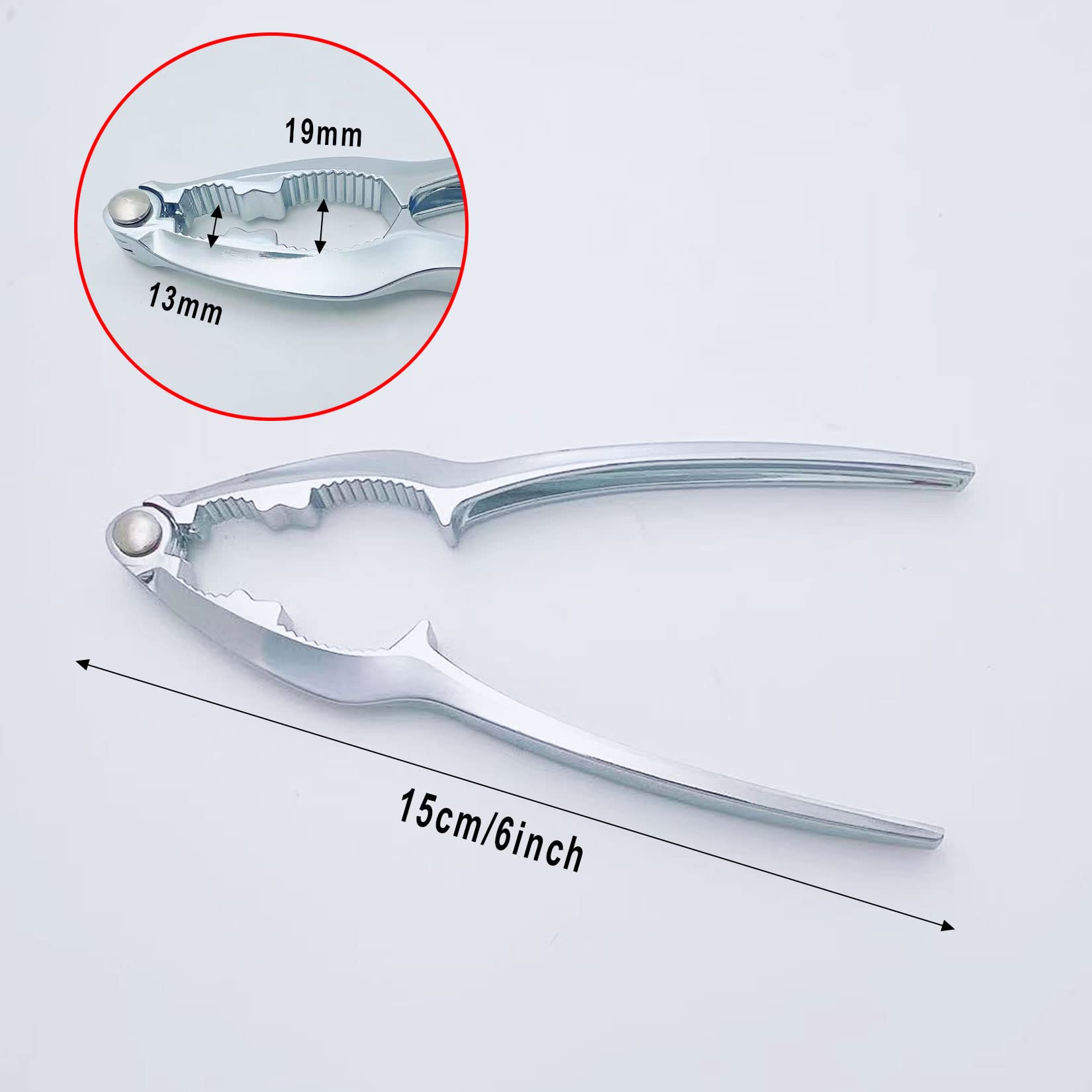 Luckkyme Seafood Tools, Lobster Crab Crackers Lobster Shellers Seafood Forks Seafood Forks(8 Pieces, Red)