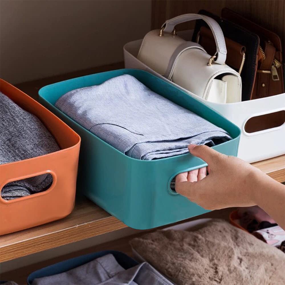 Feisco Set Of 6 Cabinet Organizer,Durable And Stylish Storage Basket Storage Bin For Organizing Your Cabinet Kitchen Bathroom De
