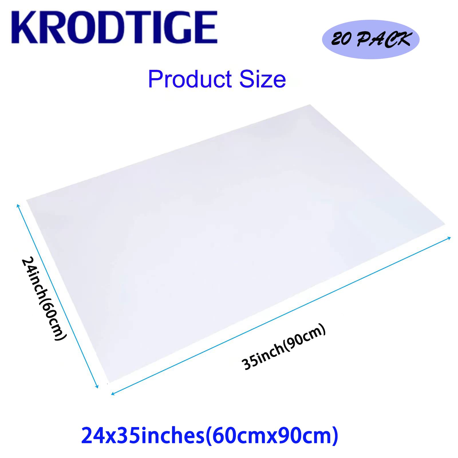 20 Pack 24 * 35 Inches 1.6 Mil Large Flat Clear Dustproof Moistureproof Plastic Storage Bags,Perfect For Blanket, Duvets, Clothe