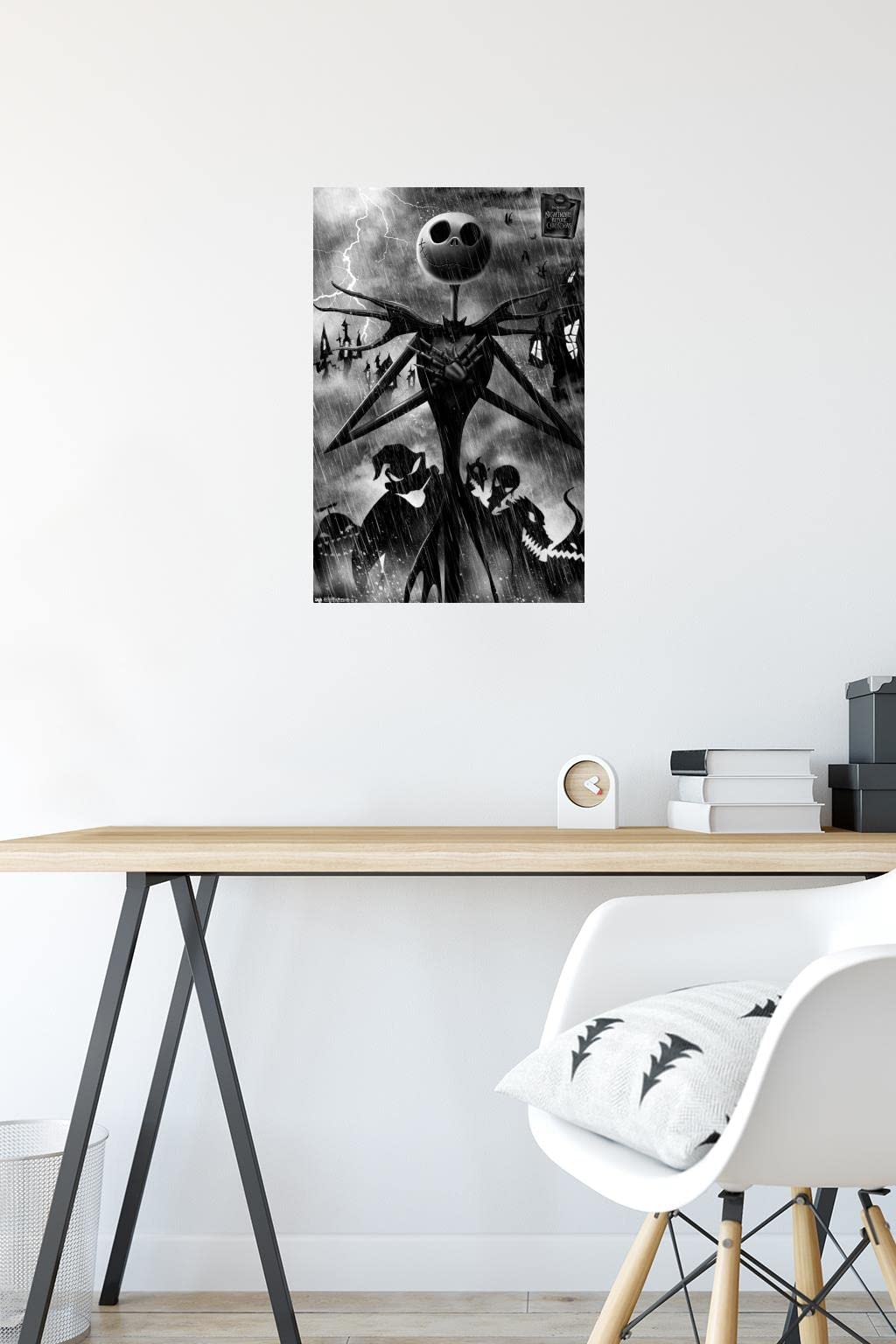 Trends International Disney Tim Burton'S The Nightmare Before Christmas-Shadows Wall Poster, 14.725'' X 22.375'', Premium Unfram