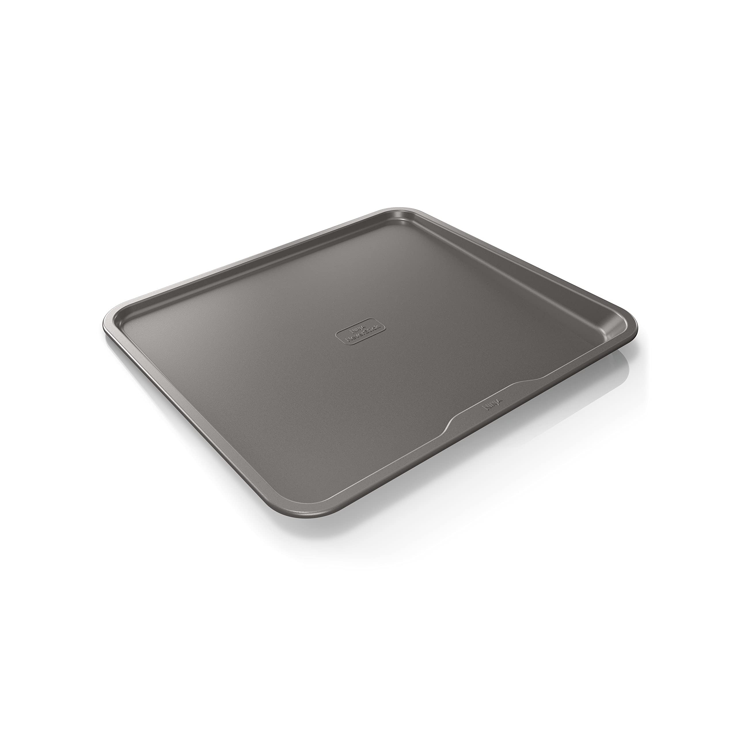 Ninja B30116 Foodi Neverstick Premium 14 Inch X 16 Inch Cookie Sheet, Nonstick, Oven Safe Up To 500F, Dishwasher Safe, Grey