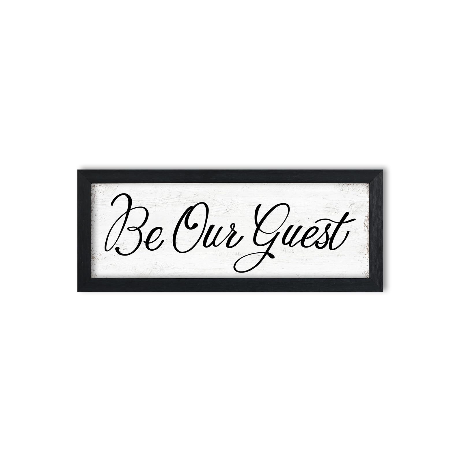 Be Our Guest Wall Decor: Guest Bedroom Signs Wall Decor Above Bed Rustic Farmhouse Bedroom Wall Art Decor Framed Inspirational W