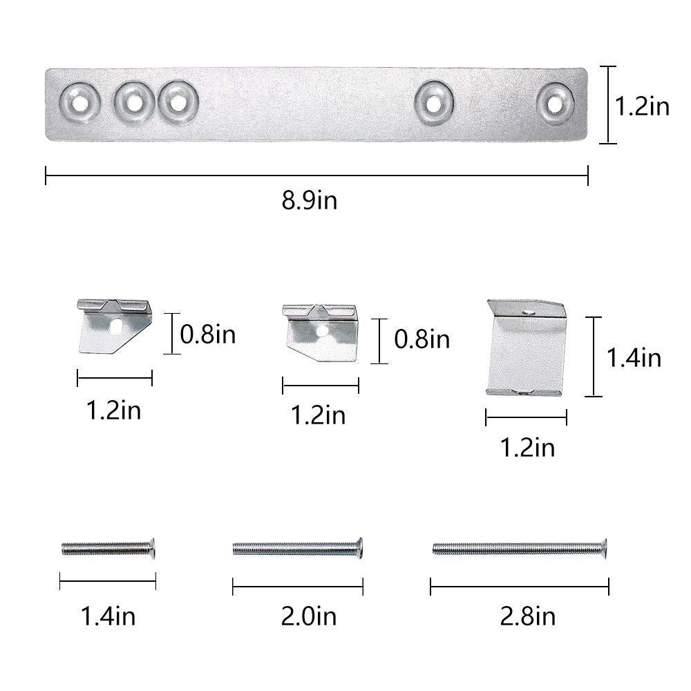 Microwave Under Cabinet Mounting Kit Wx4-A019 Jxa019K Compact Undercabinet Mounting Kit Replacement By Ami Parts For G.E Microwa