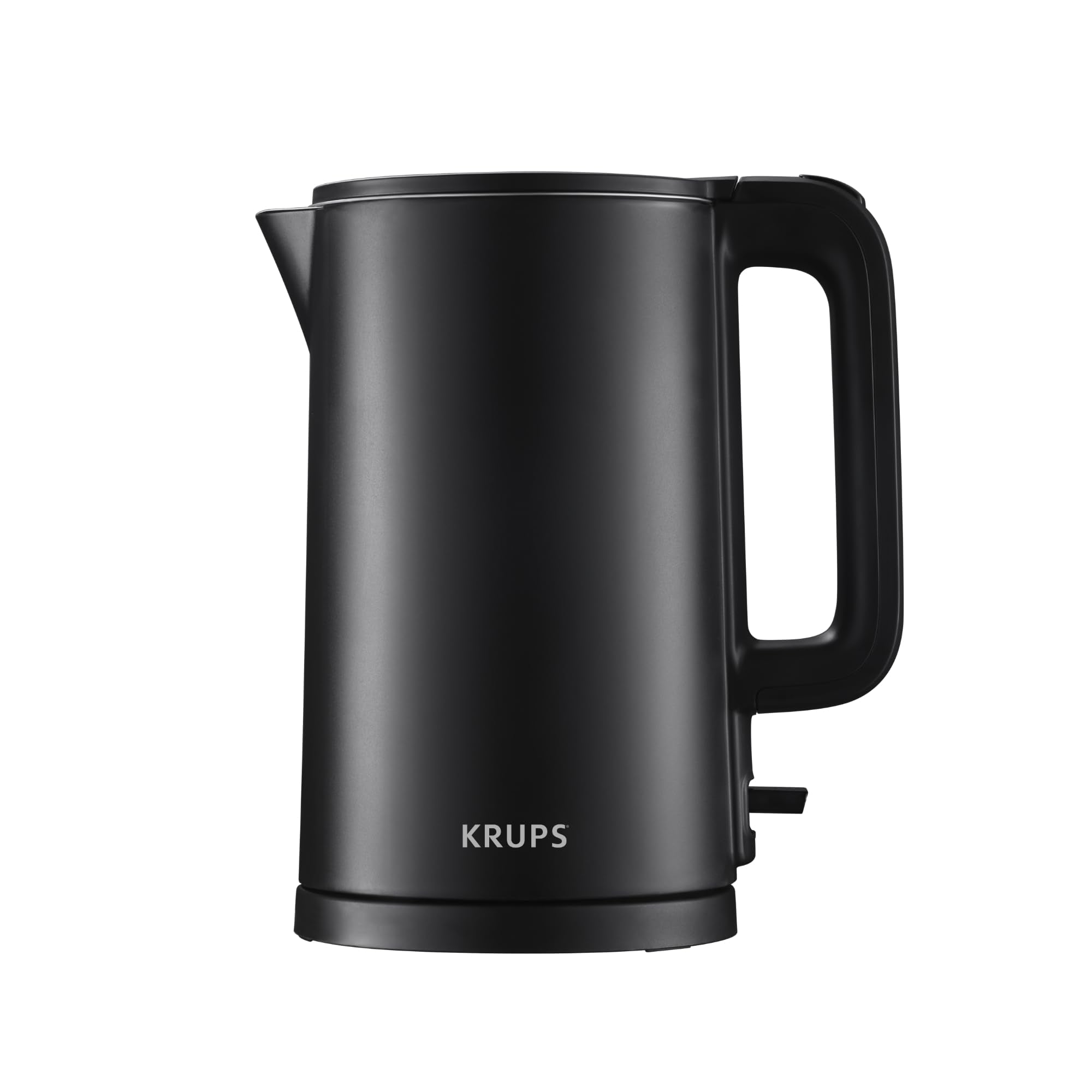 KRUPS 1.5L Electric Kettle Stainless Steel Cool Touch Interior, Fast Boiling, One Cup in 80 Seconds, Double Wall, Auto Off, Keep