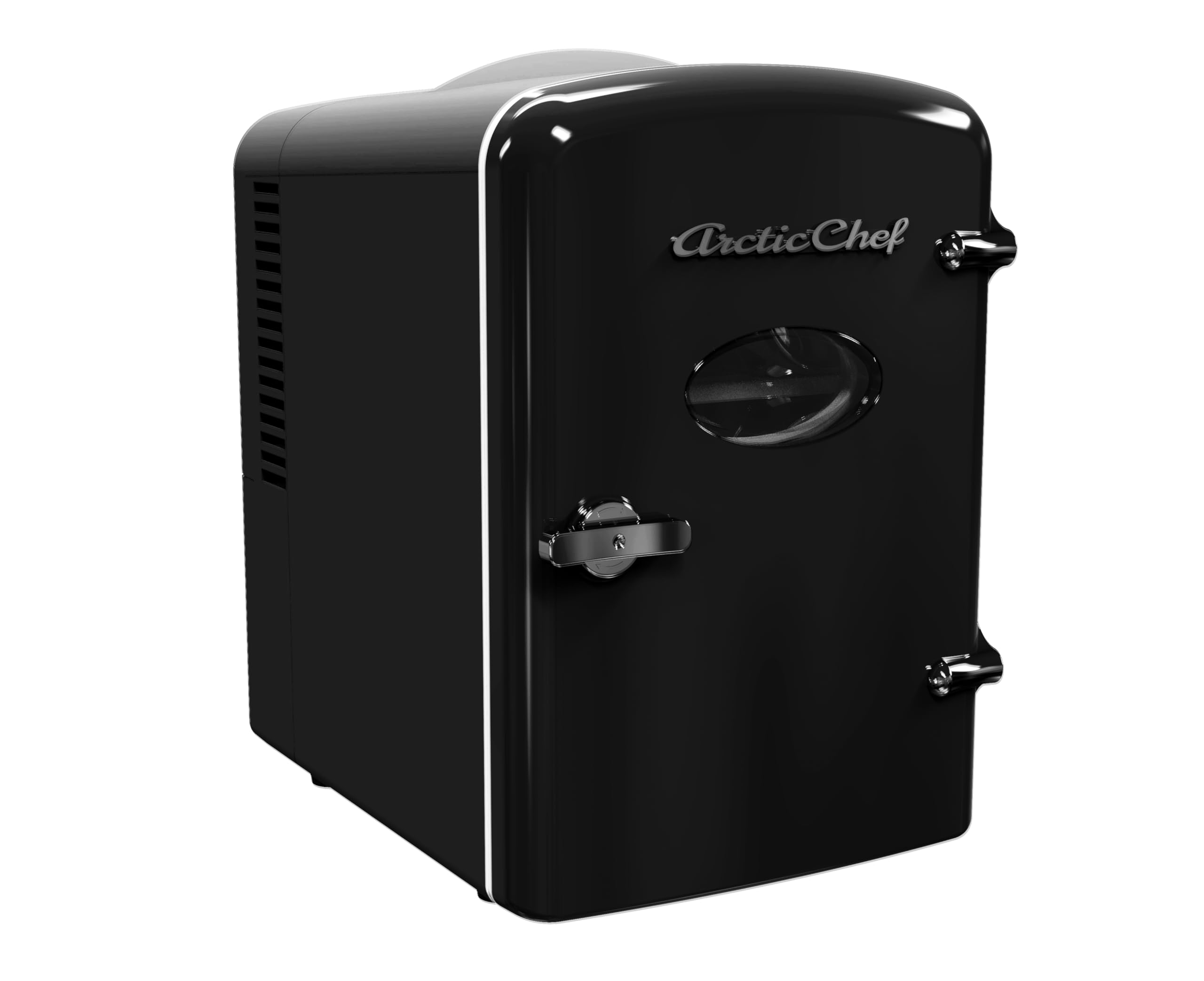 Compact refrigerators by RCA - Multi Colors, Office Product, small meal cool, Beverage, Drinks (Black)