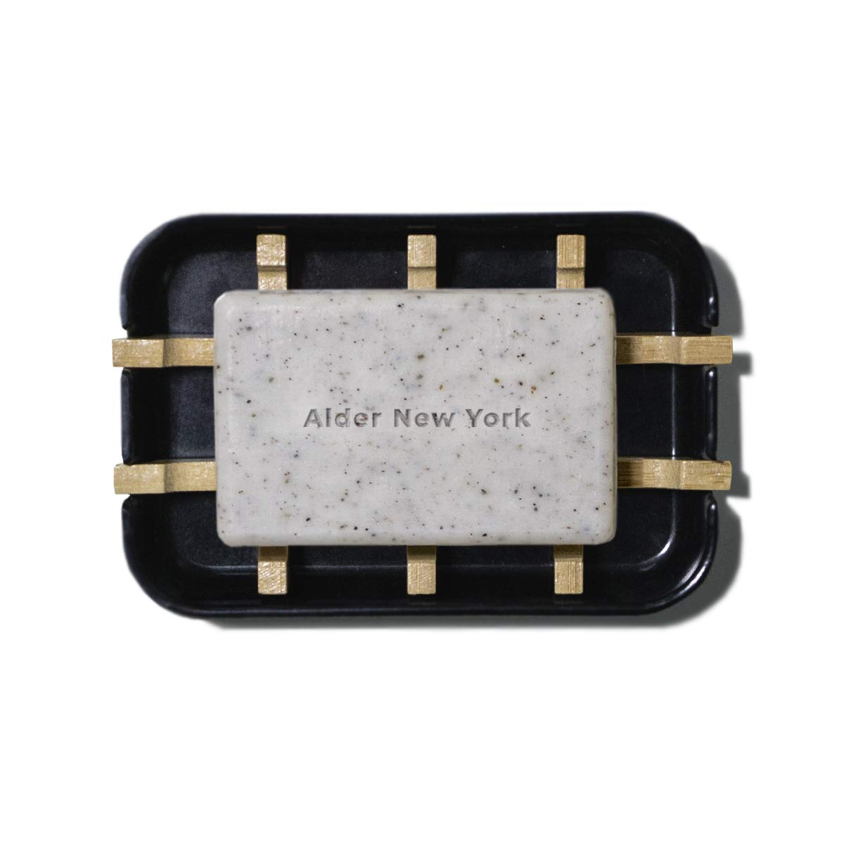 Alder New York Plant Fiber Soap Dish (Black)