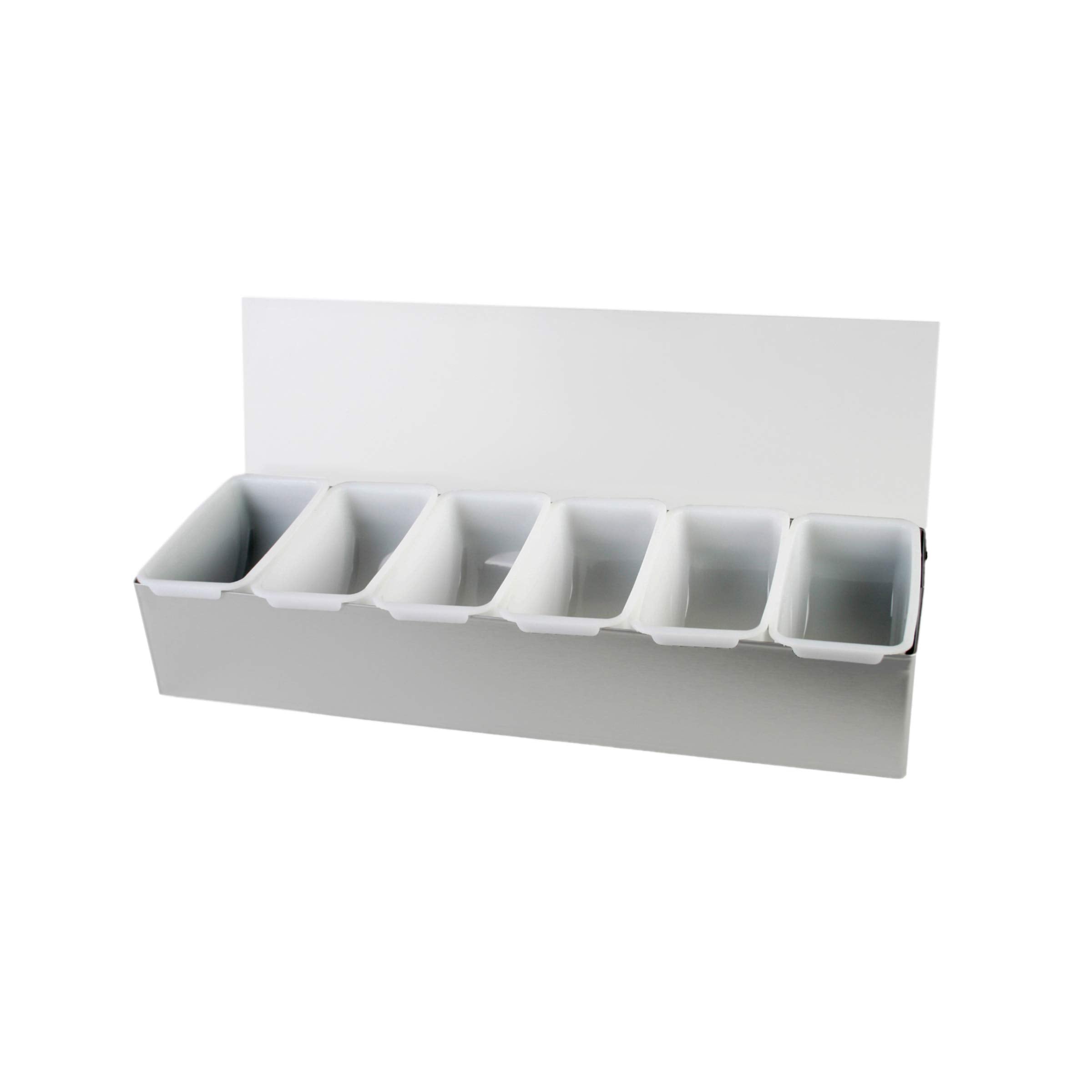 Thunder Group  6 Compartment Stainless Steel Condiment Dispenser