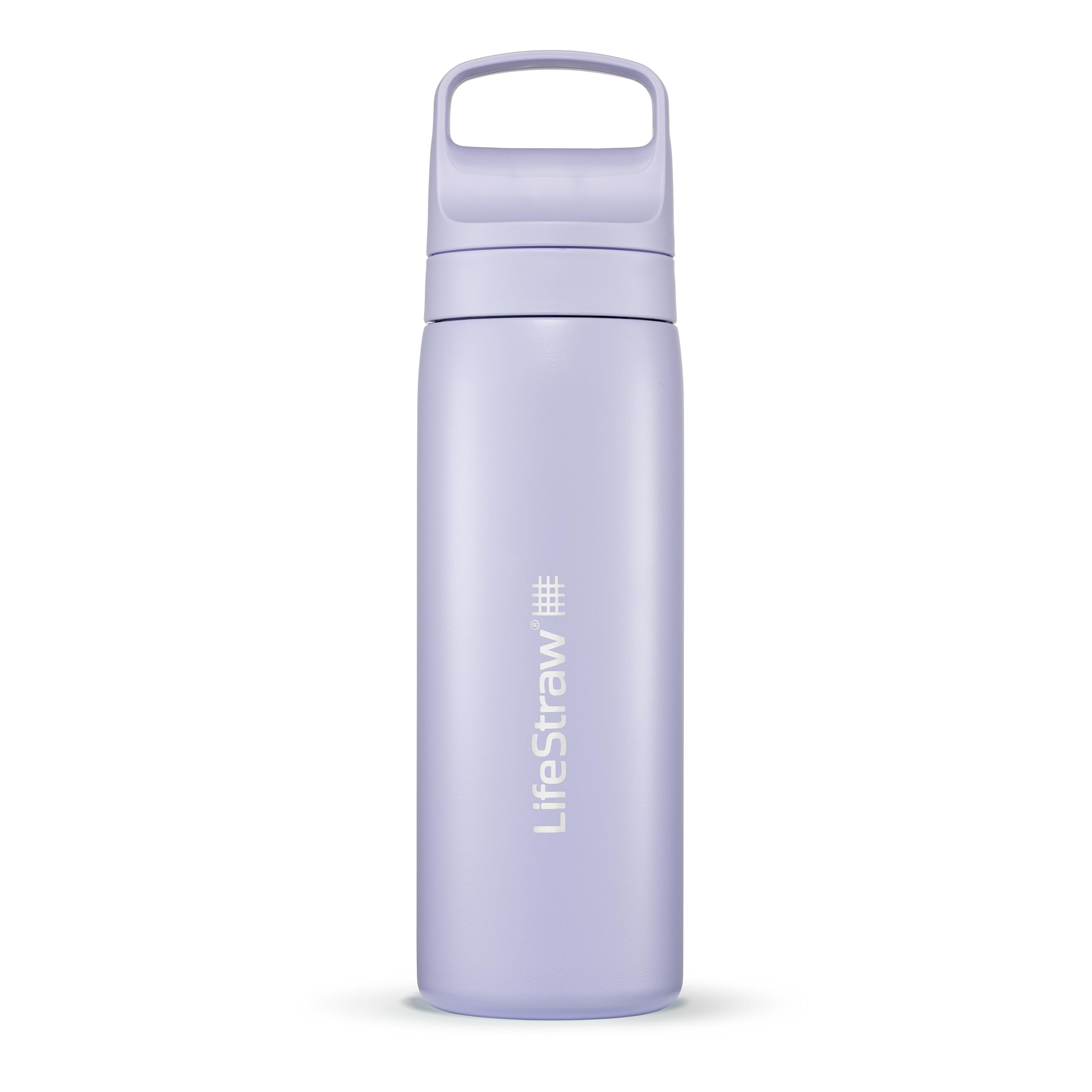 Lifestraw Go Series - Double Wall Bpa-Free Vacuum Insulated 18 Oz Stainless Steel Water Filter Bottle For Travel And Everyday Us