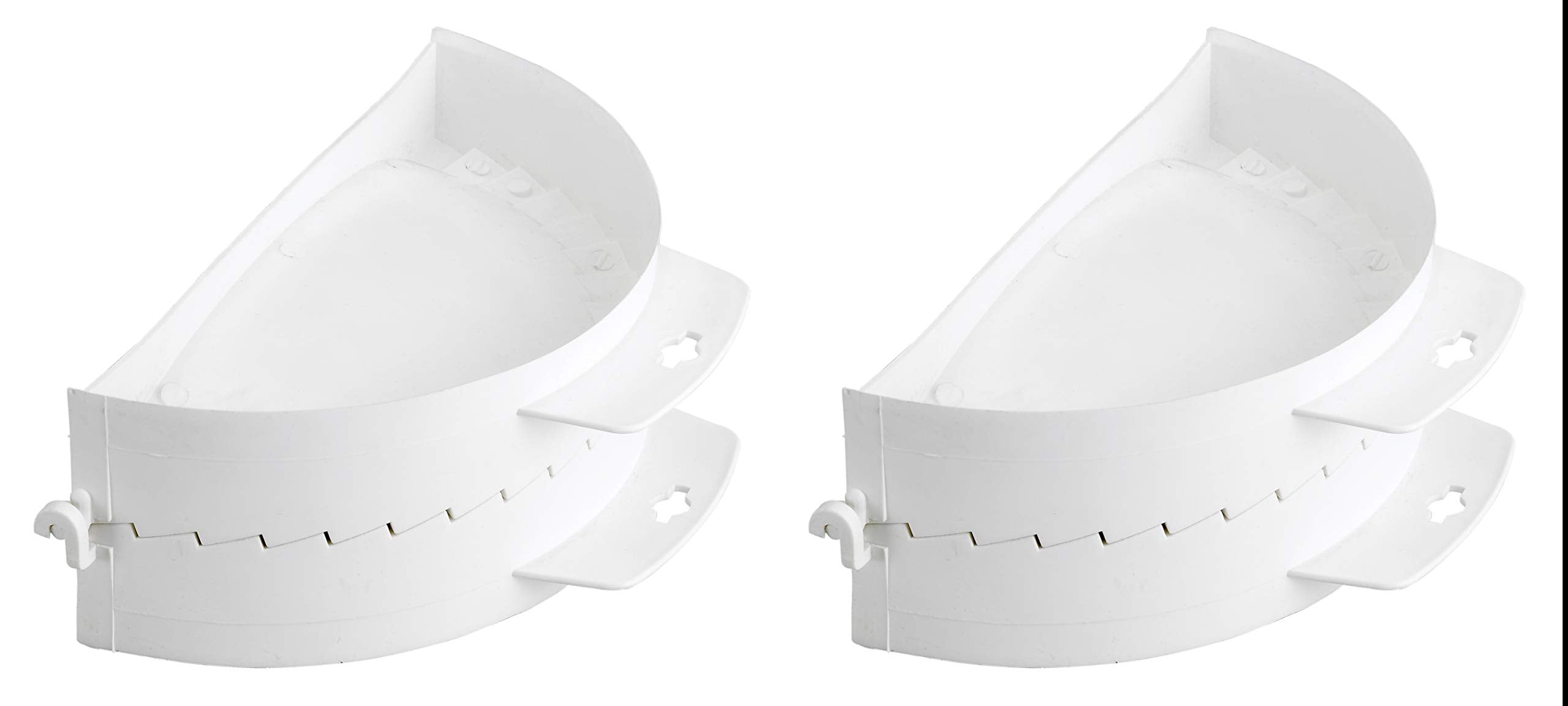 HIC Kitchen Grande Empanada Makers, Dough Press for Large Empanadas Raviolis Pierogis Turnovers and Dumplings, Set of 2