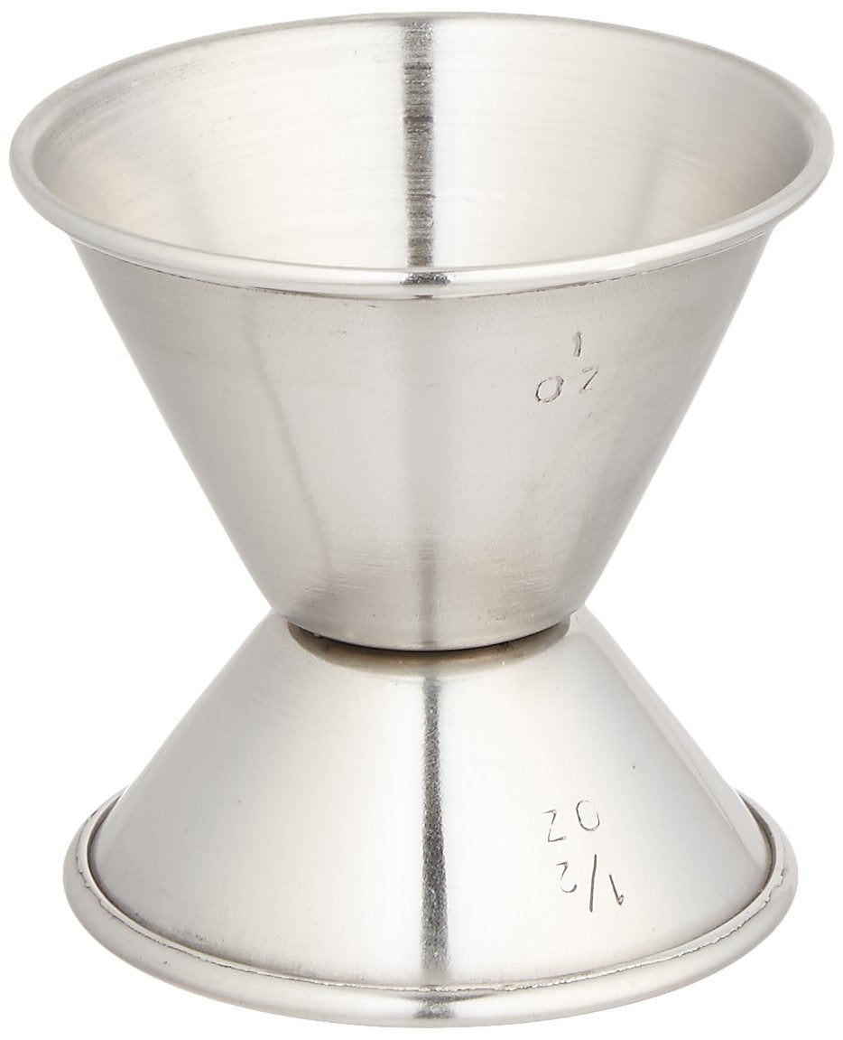 Winco Fba_J-1 Jiggers, .5 Oz X 1 Oz, Stainless Steel
