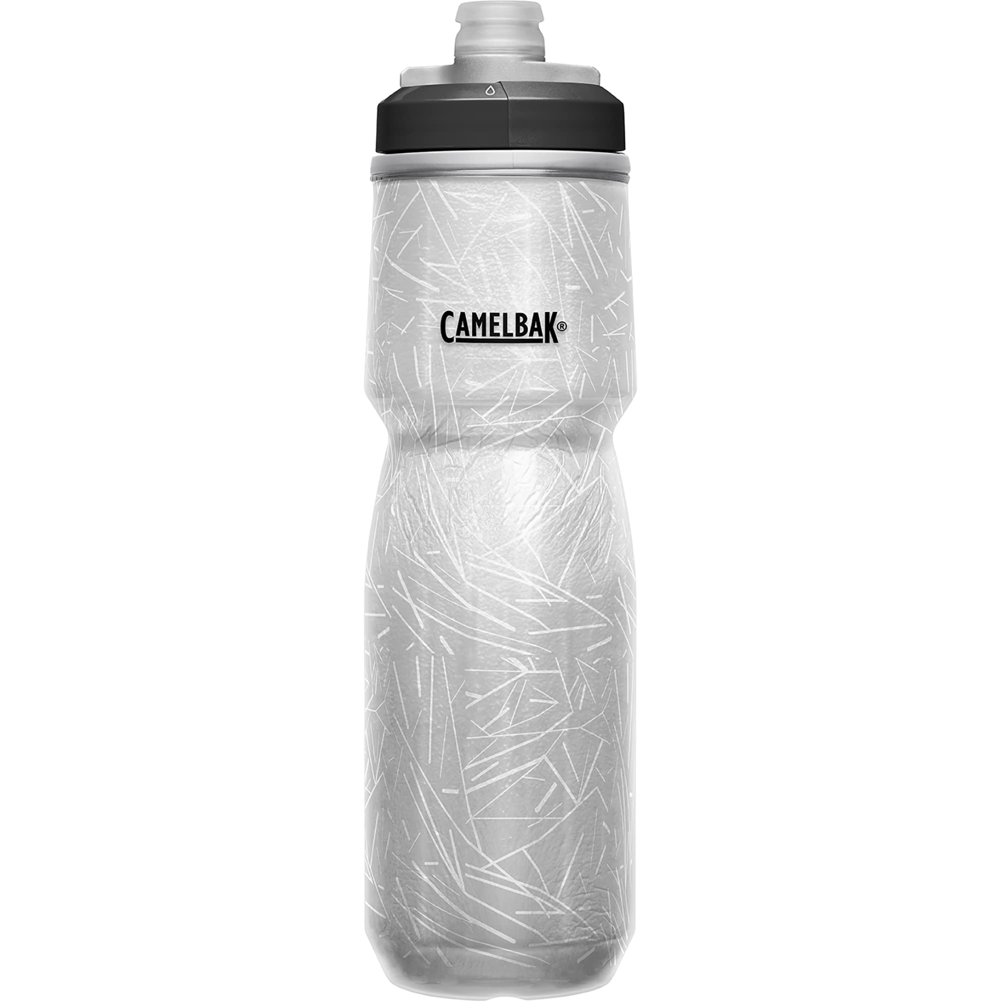 CamelBak Podium Ice Bike Bottle 21oz - Insulated Squeeze Bottle  Black
