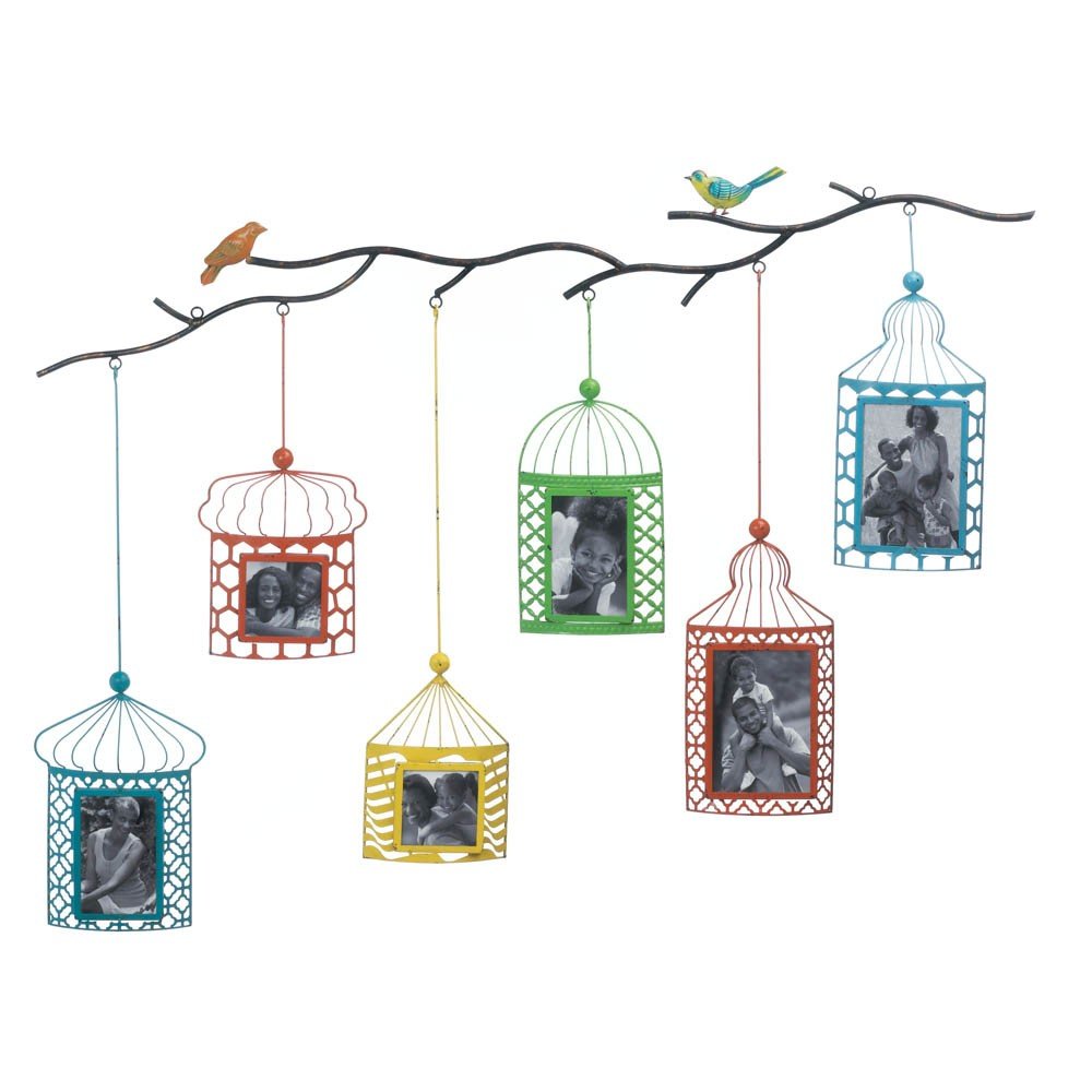 Accent Plus Birdcage Photo Frame D  cor 46x1x31