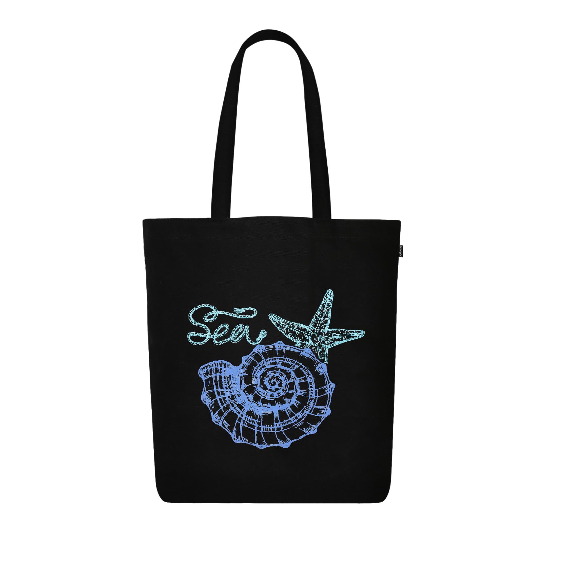 Ecoright Aesthetic Canvas Tote Bag for Women with Zipper, Mothers Day Gift Tote Bag for Women for Beach, Grocery, Daily Use