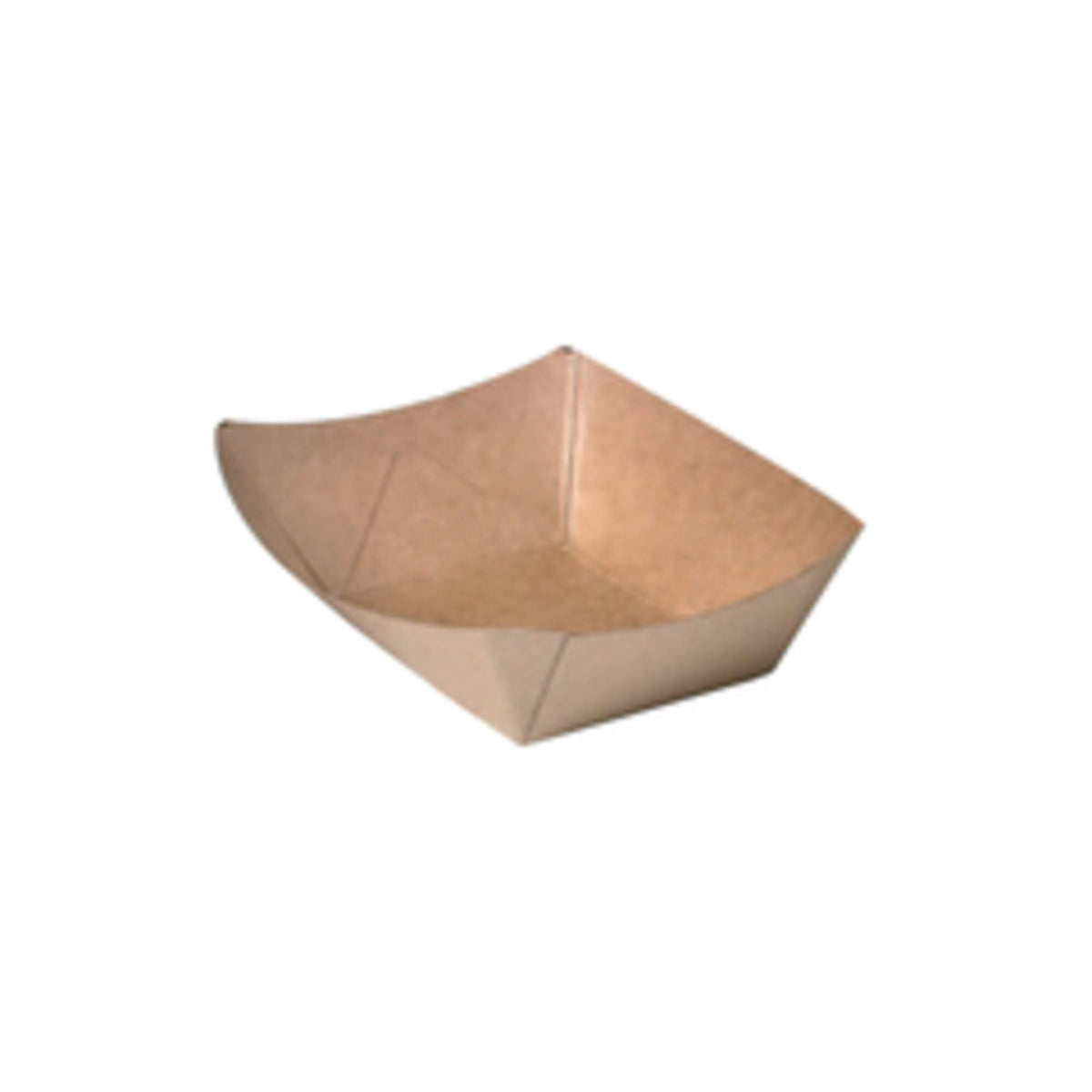 Packnwood 210Bqkeat2 - Kraft Brown Paper Food - Brown Paper Food Boat - Food Boats Disposable Bulk - Eco Friendly Food Boat - Di
