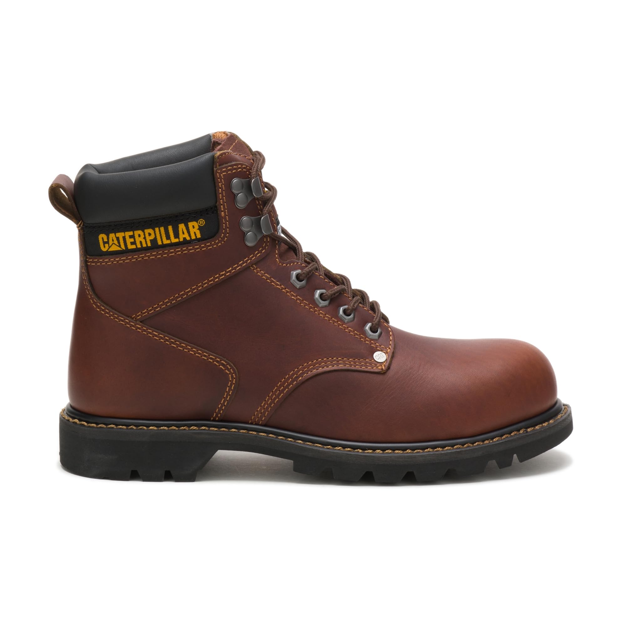 Cat Footwear Mens Second Shift Steel Toe Construction Boot, Tan, 9