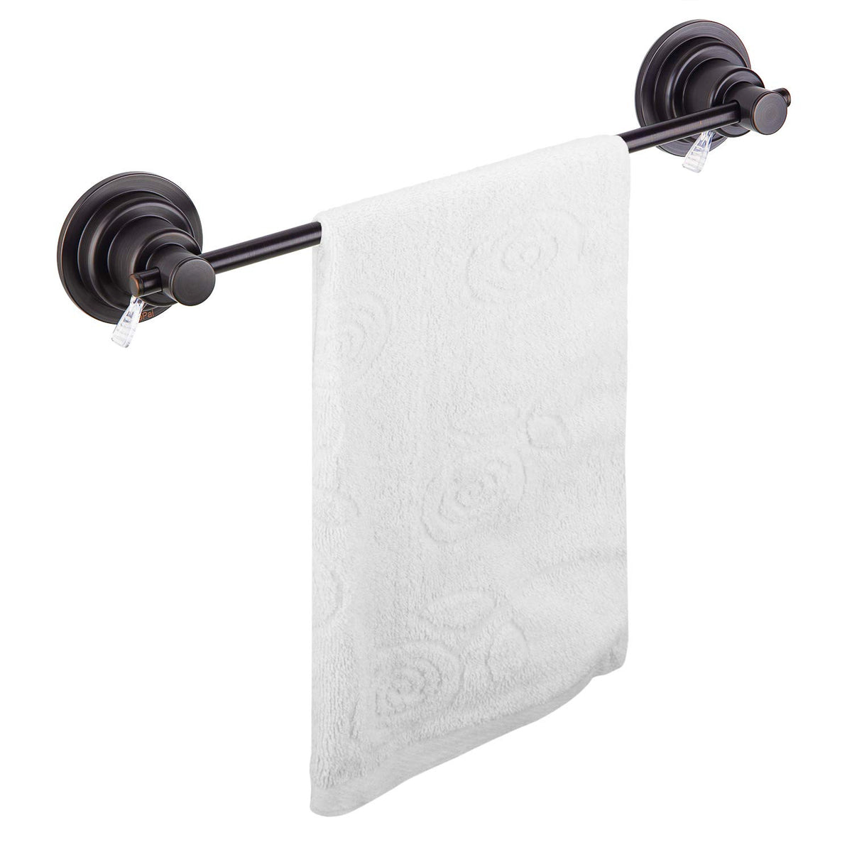 Jiepai Suction Cup Towel Bar,Removable Modern Vacuum Suction Towel Holder For Bathroom Door Adhesive Towel Bar Suction Towel Rac
