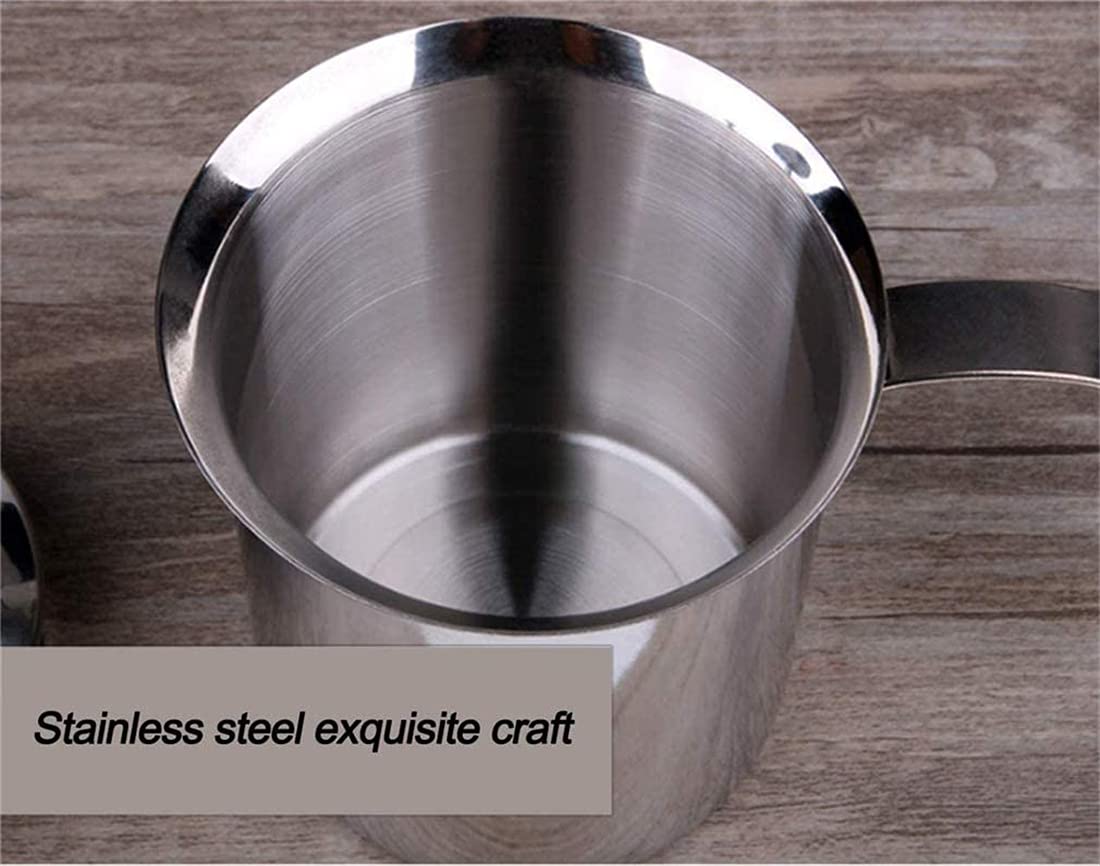Sindh Stainless Steel Manual Milk Frother, Hand Pump Milk Foamer With Filter Screen For Cappuccino Coffee Latte Hot Chocolate, 1