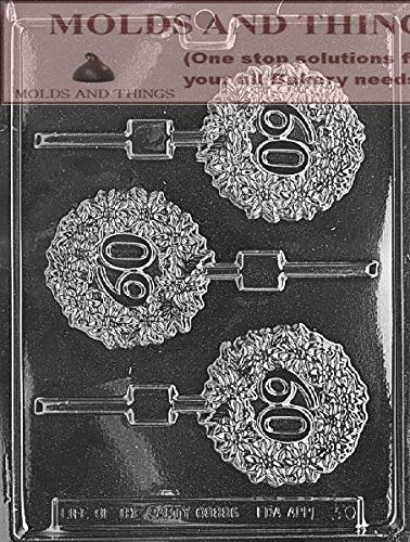 60Th Birthday Chocolate Candy Mold Numbers And Letters Chocolate Candy Mold With Copywrited Molding Instructions