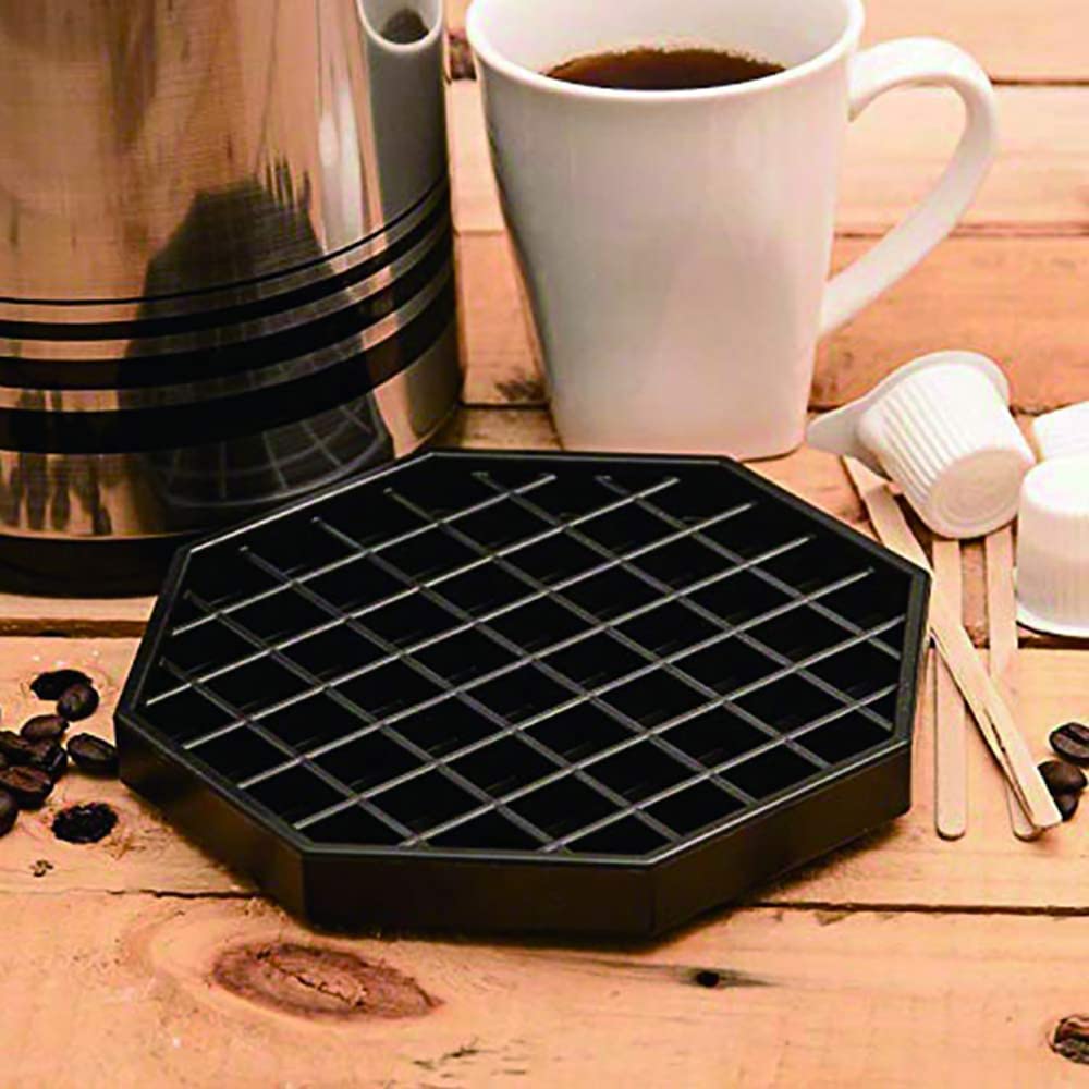 Happy Reunion Coffee Countertop Octagon Drip Tray (4'' - 3 Pcs)