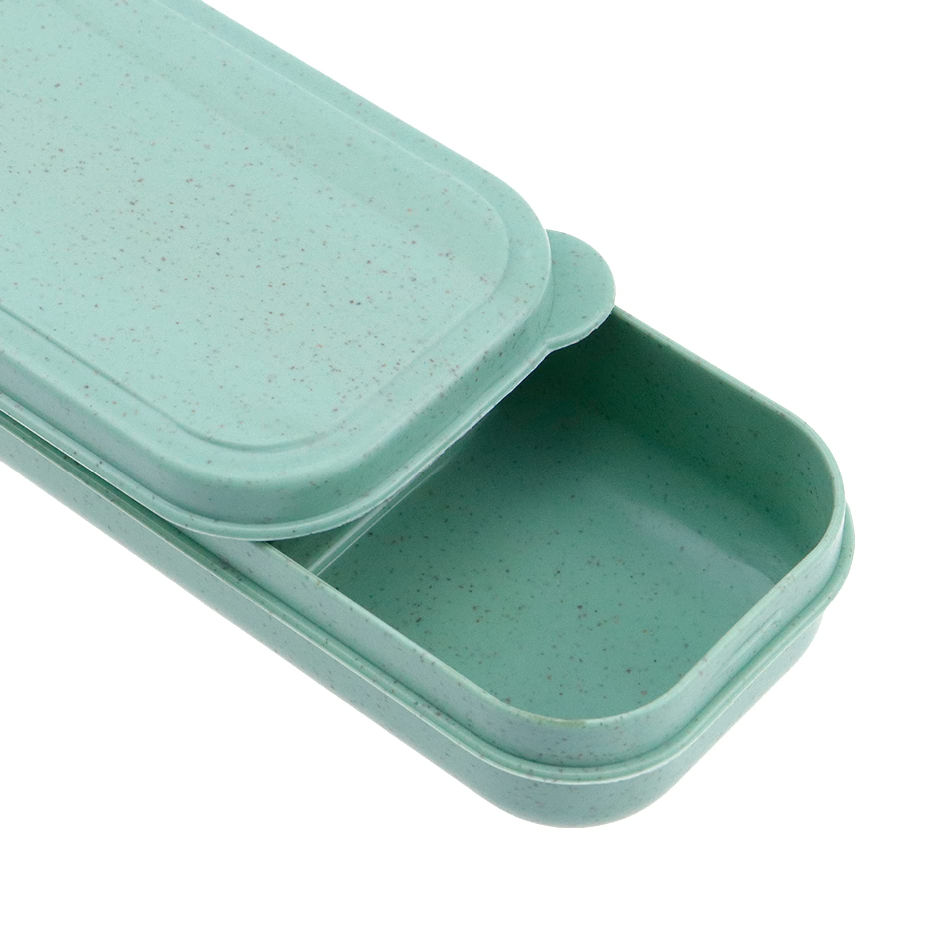 My Mironey 4 Pieces Travel Tableware Storage Box Portable Cutlery Storage Box Case Chopsticks Spoon Fork Travel Utensils Storage