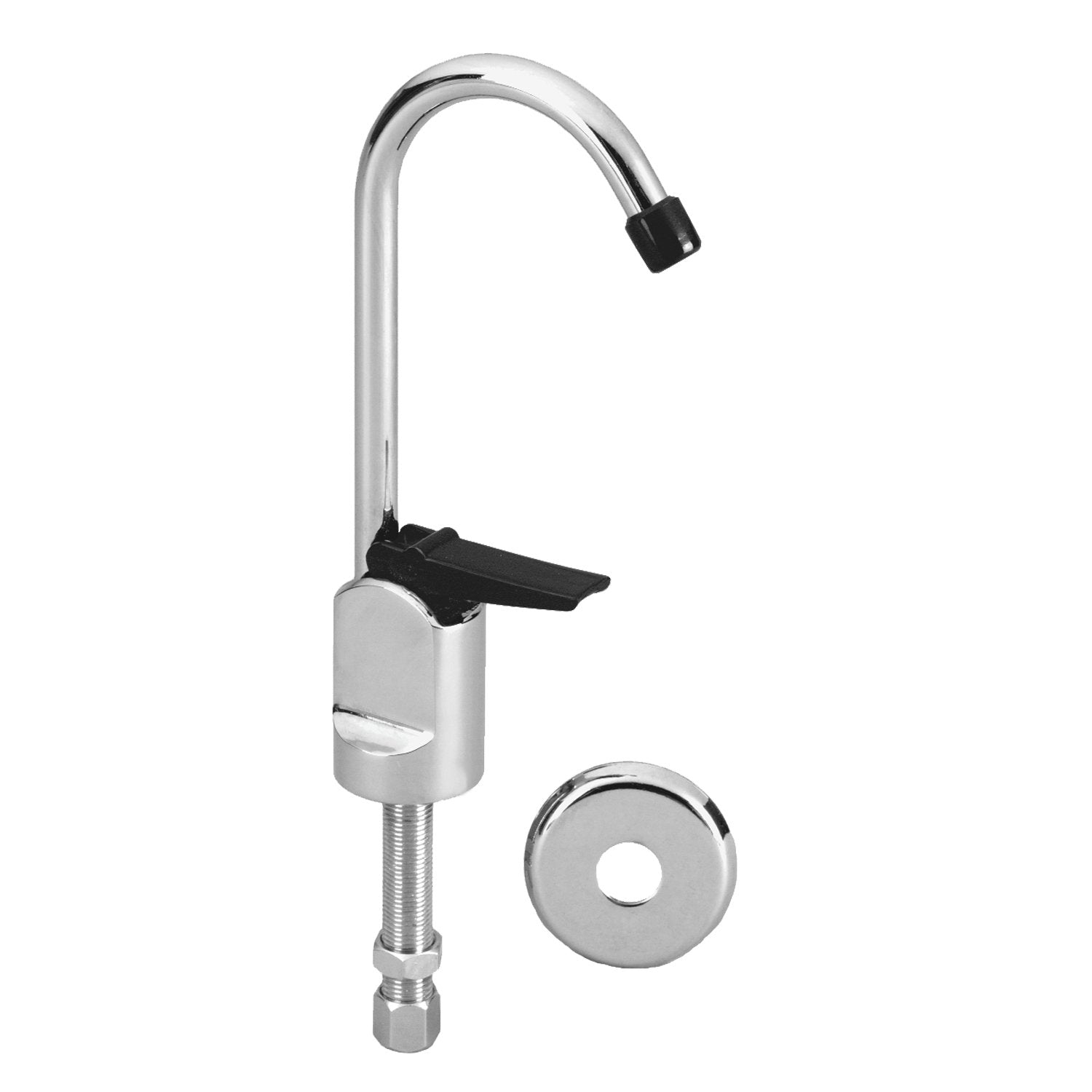 Westbrass D203-NL-26 6 Touch-Flo Style Pure Cold Water Dispenser Faucet, 1-Pack, Polished Chrome