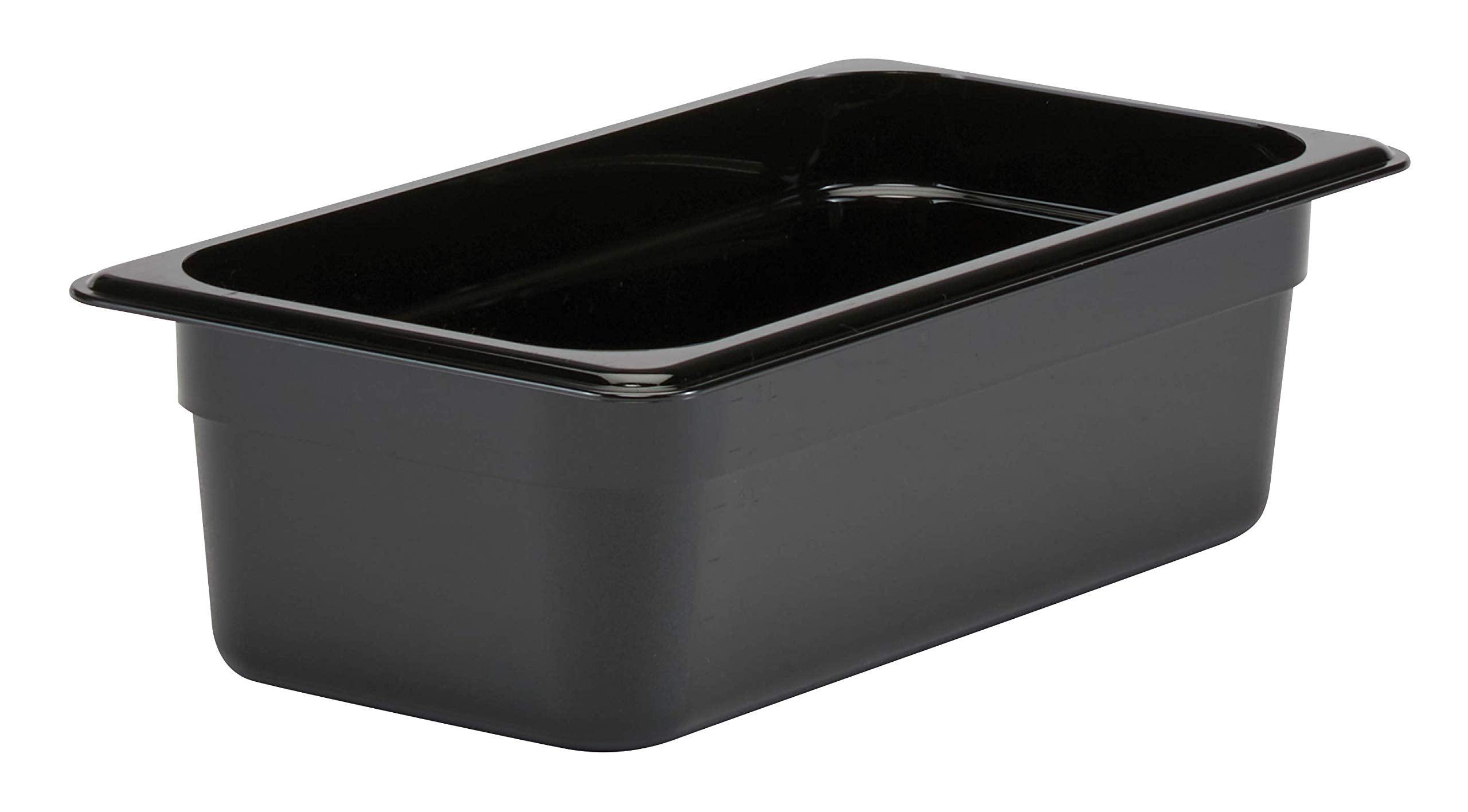 Cambro 34Cw110 Food Pan 1/3 X 4'' Camwear Black Case Of 6