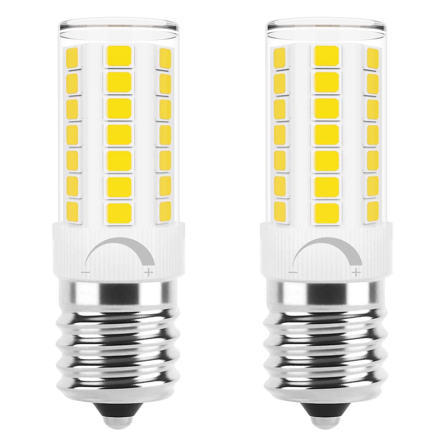 E17 Led Bulb Microwave Oven Light, Over Stove Appliance Replacement 40W Incandescent for Refrigerator, Range Hood, Dimmable, 120