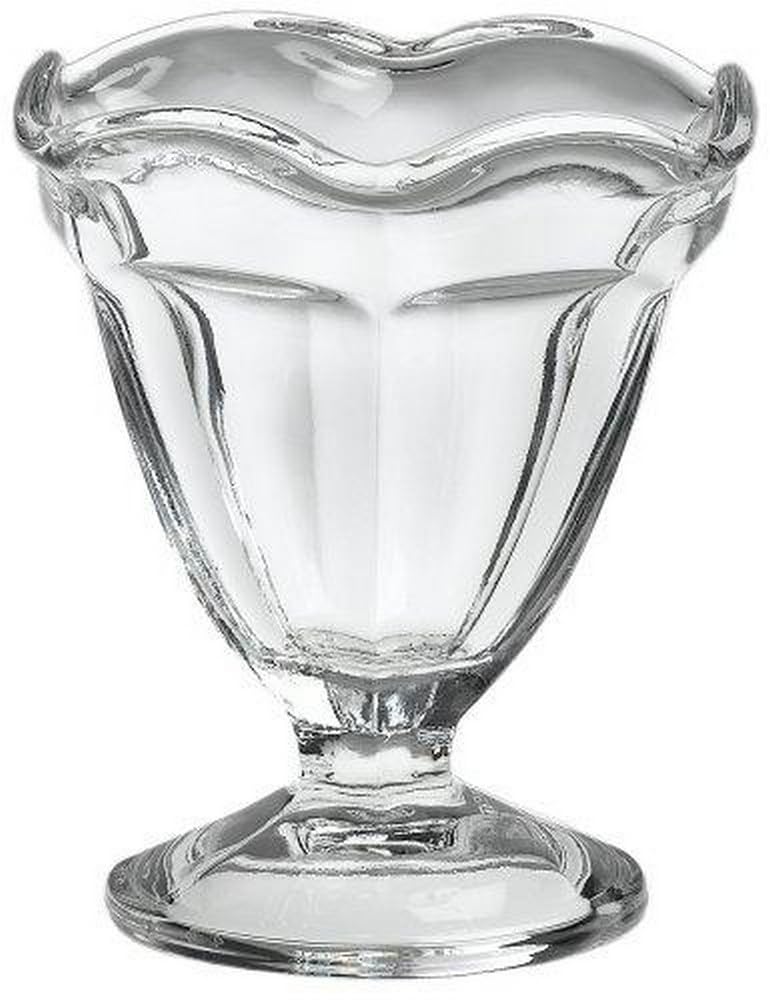Anchor Hocking 4.5-Ounce Footed Glass Sherbet Bowls, Set Of 12 -